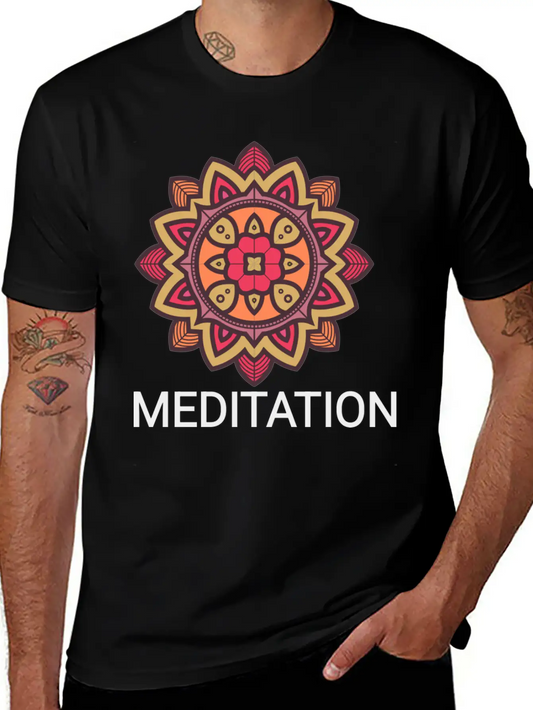 Meditation Basic Graphic T-Shirt ¨C Daily Comfort In Soft Cotton