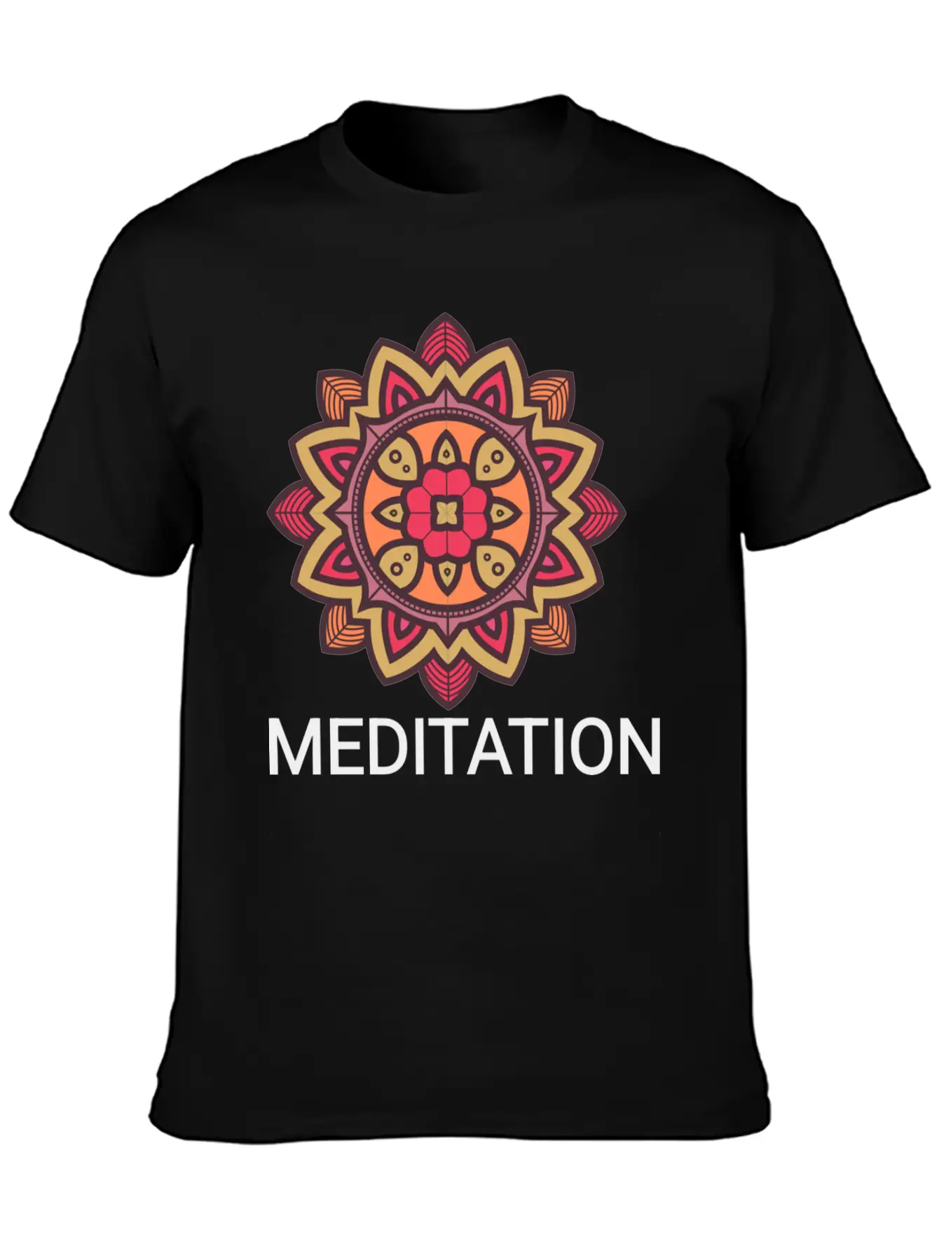 Meditation Basic Graphic T-Shirt ¨C Daily Comfort In Soft Cotton