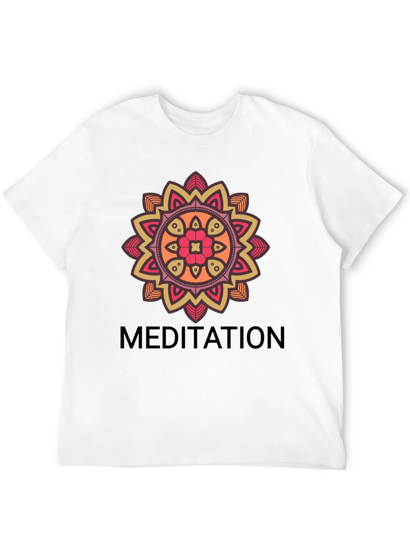 Meditation Basic Graphic T-Shirt ¨C Daily Comfort In Soft Cotton