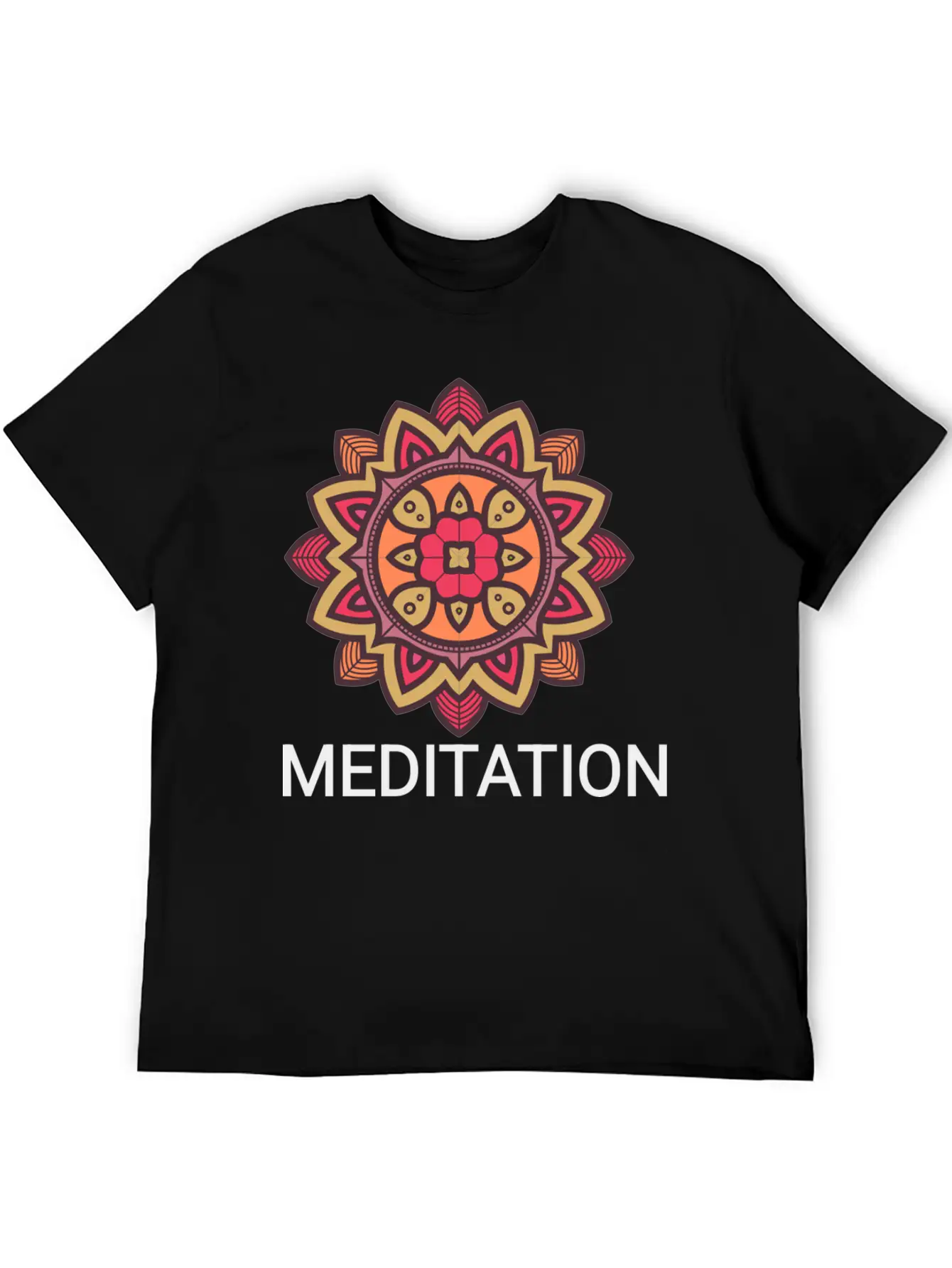 Meditation Basic Graphic T-Shirt ¨C Daily Comfort In Soft Cotton
