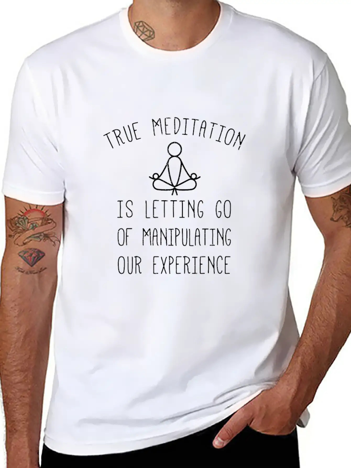 Meditation Essential Cotton Tee For Daily Outfits ¨C Unisex Style