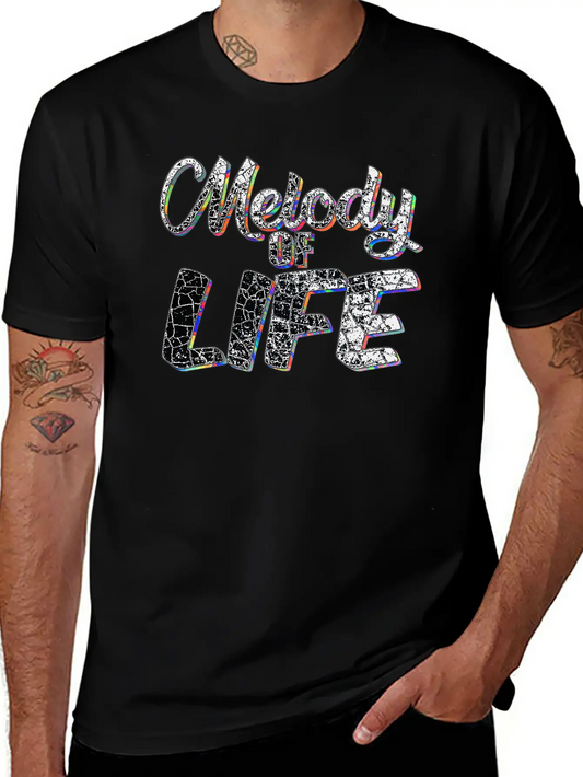 Melody Of Life | Joie De Vivre Alive Life Soft Cotton Short Sleeve Tee ¨C Unisex Wardrobe Staple