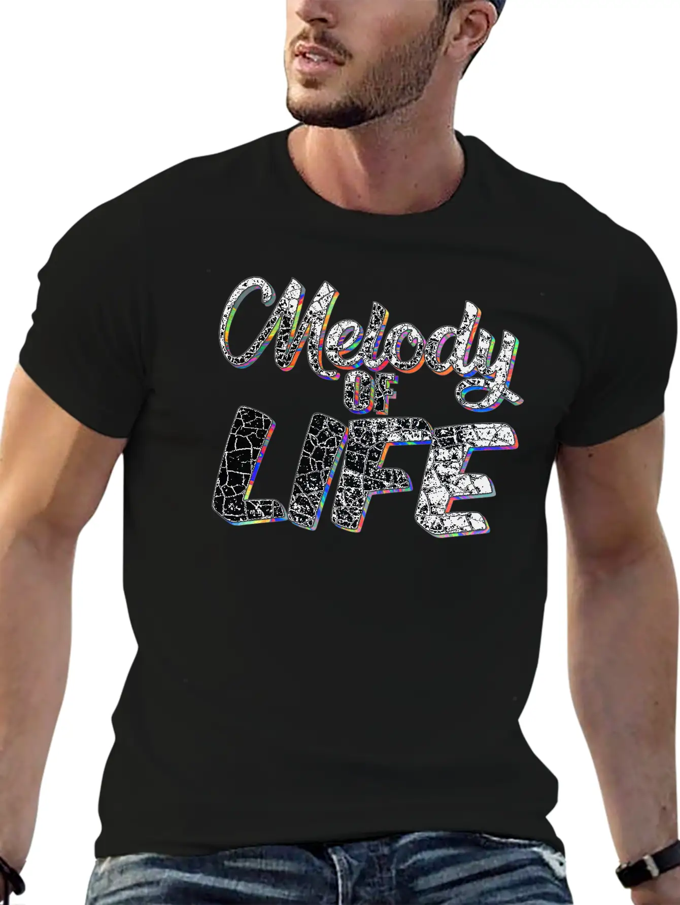 Melody Of Life | Joie De Vivre Alive Life Soft Cotton Short Sleeve Tee ¨C Unisex Wardrobe Staple