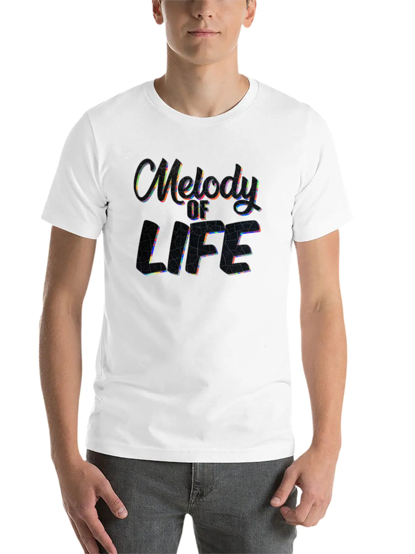 Melody Of Life | Joie De Vivre Alive Life Soft Cotton Short Sleeve Tee ¨C Unisex Wardrobe Staple