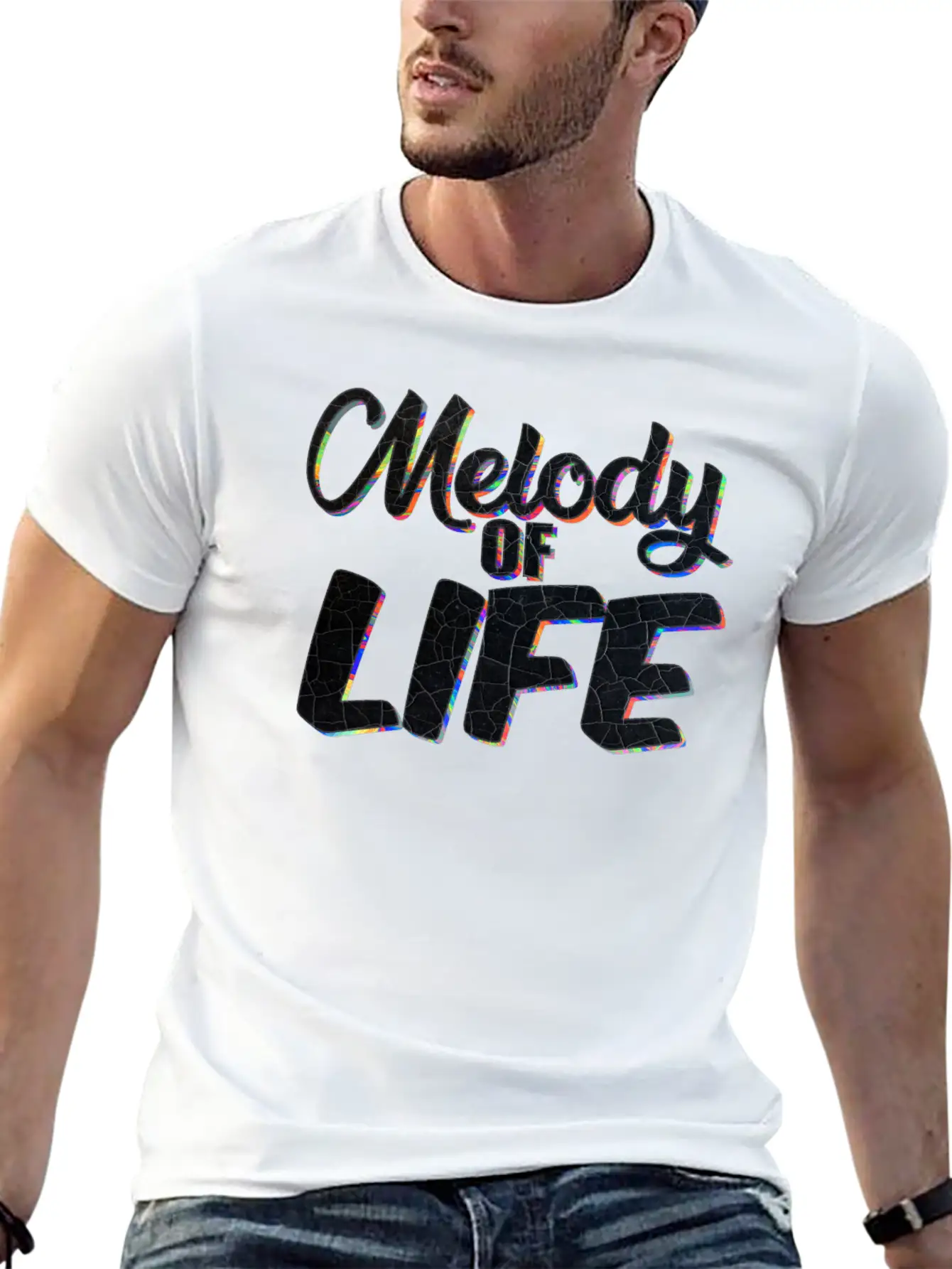 Melody Of Life | Joie De Vivre Alive Life Soft Cotton Short Sleeve Tee ¨C Unisex Wardrobe Staple