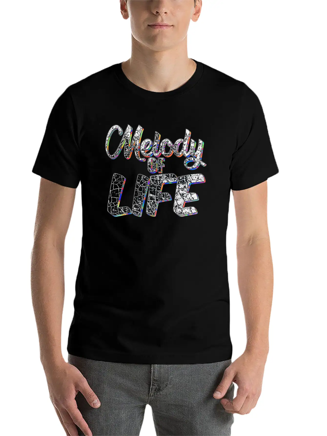 Melody Of Life | Joie De Vivre Alive Life Soft Cotton Short Sleeve Tee ¨C Unisex Wardrobe Staple