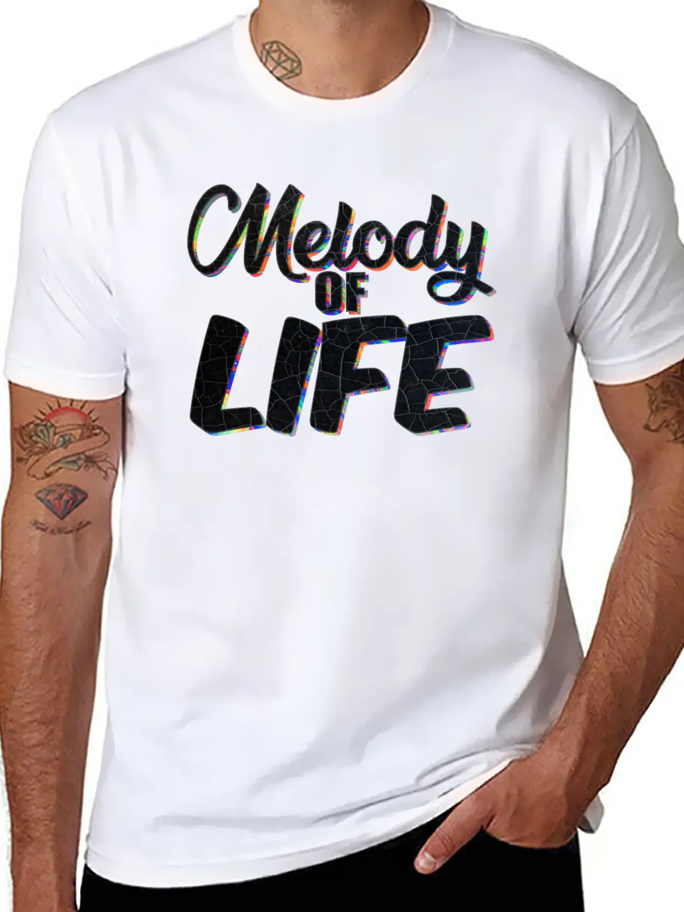Melody Of Life | Joie De Vivre Alive Life Soft Cotton Short Sleeve Tee ¨C Unisex Wardrobe Staple