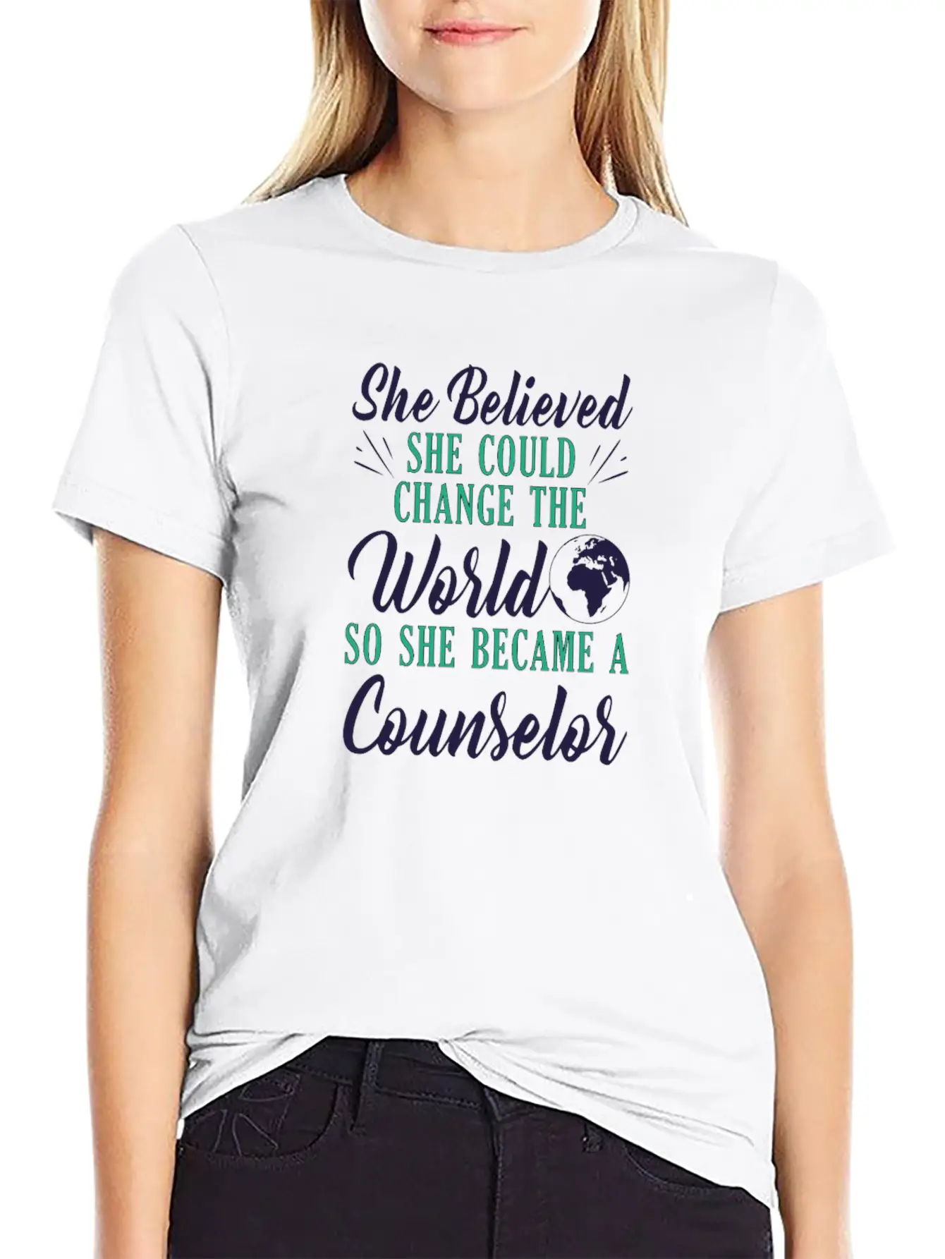Mental Health Awareness She Believed She Could Essential Cotton Tee For Daily Outfits ¨C Unisex Style