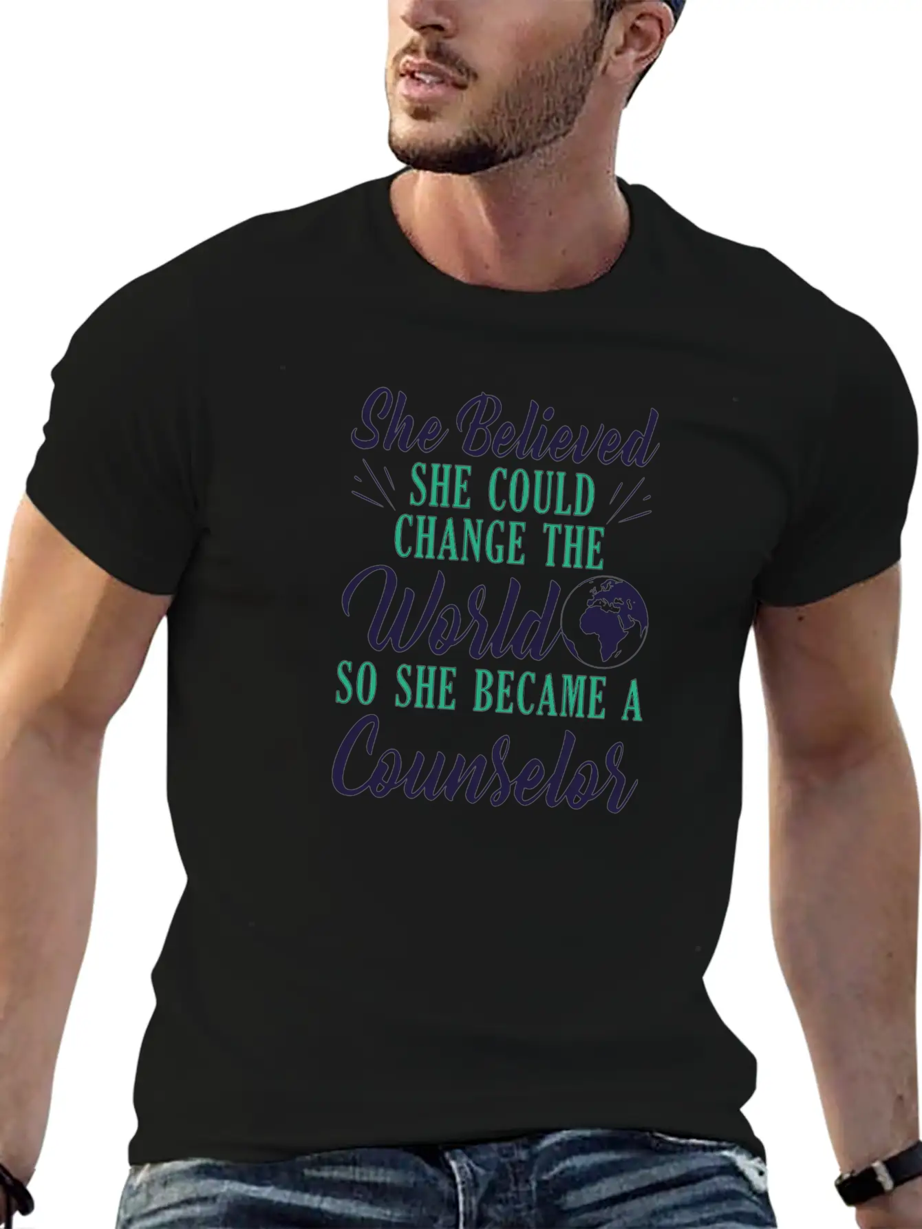 Mental Health Awareness She Believed She Could Essential Cotton Tee For Daily Outfits ¨C Unisex Style