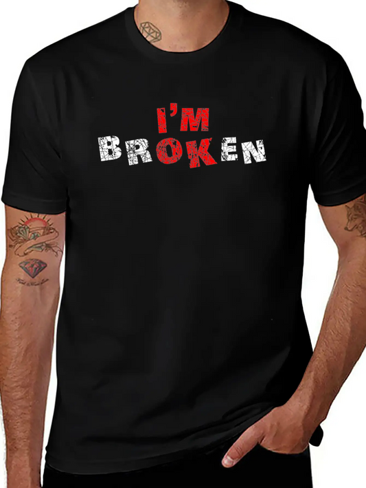 Mental Health Broken Awareness Mental Basic Graphic T-Shirt ¨C Daily Comfort In Soft Cotton