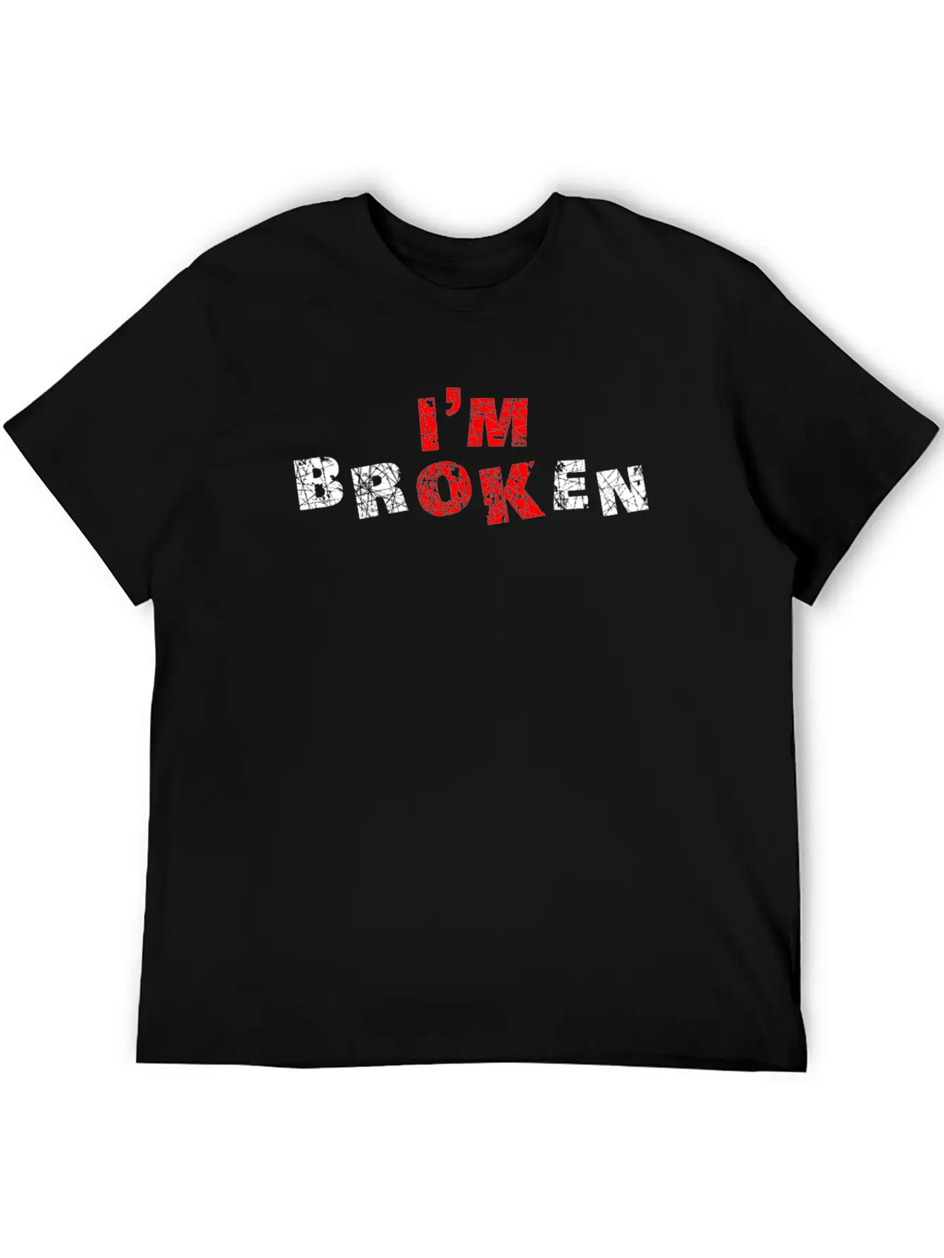 Mental Health Broken Awareness Mental Basic Graphic T-Shirt ¨C Daily Comfort In Soft Cotton