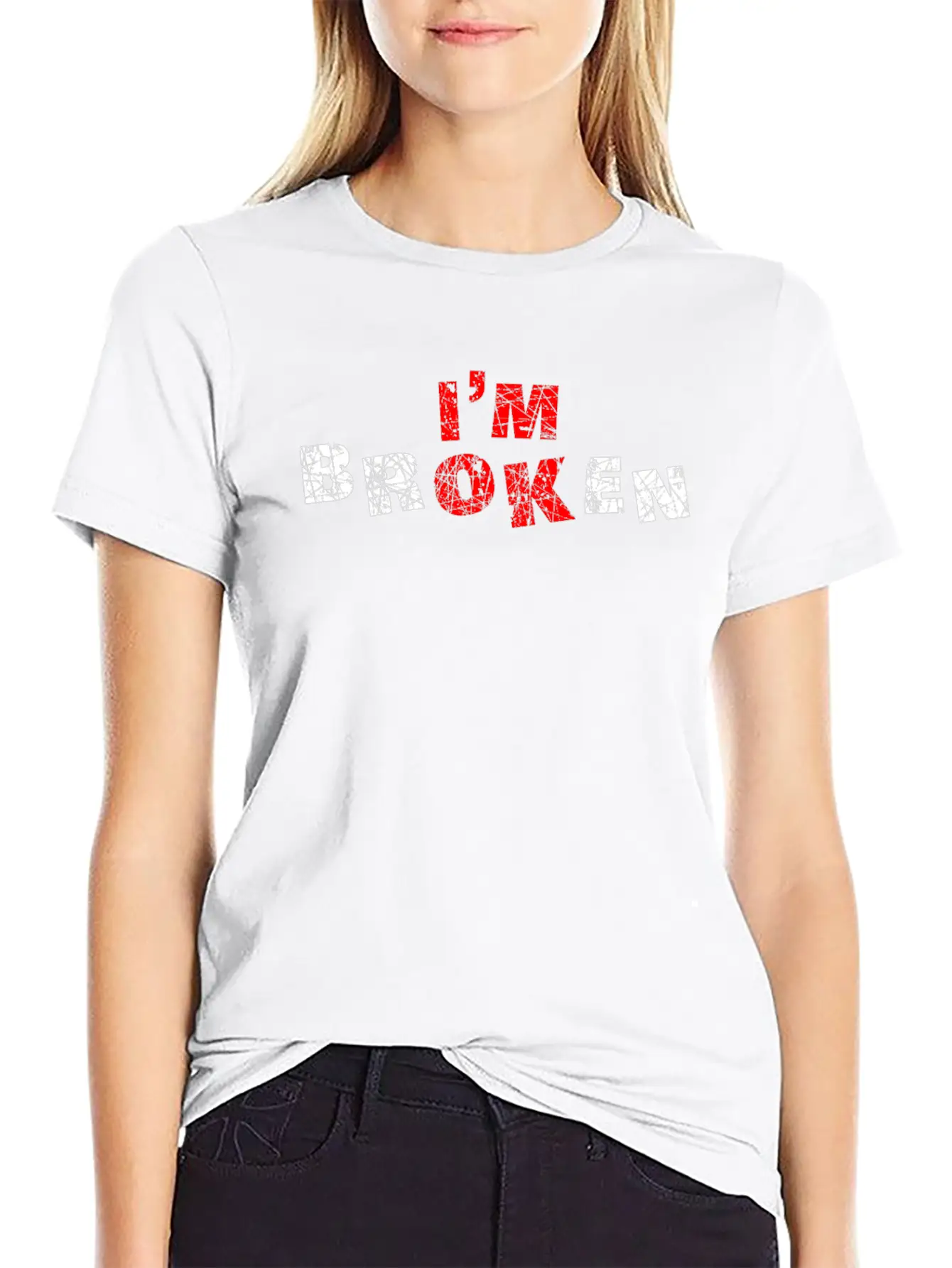 Mental Health Broken Awareness Mental Basic Graphic T-Shirt ¨C Daily Comfort In Soft Cotton