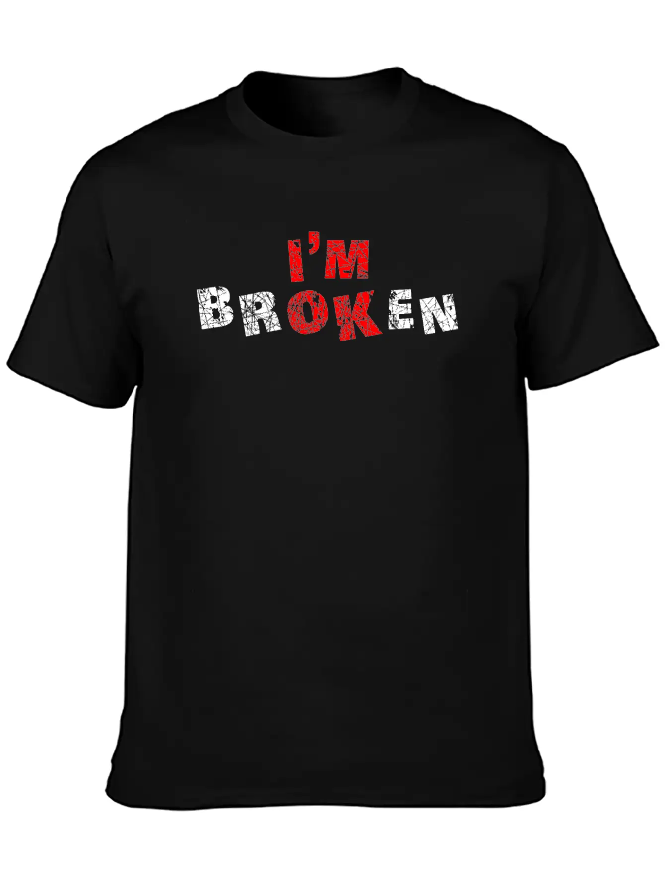 Mental Health Broken Awareness Mental Basic Graphic T-Shirt ¨C Daily Comfort In Soft Cotton