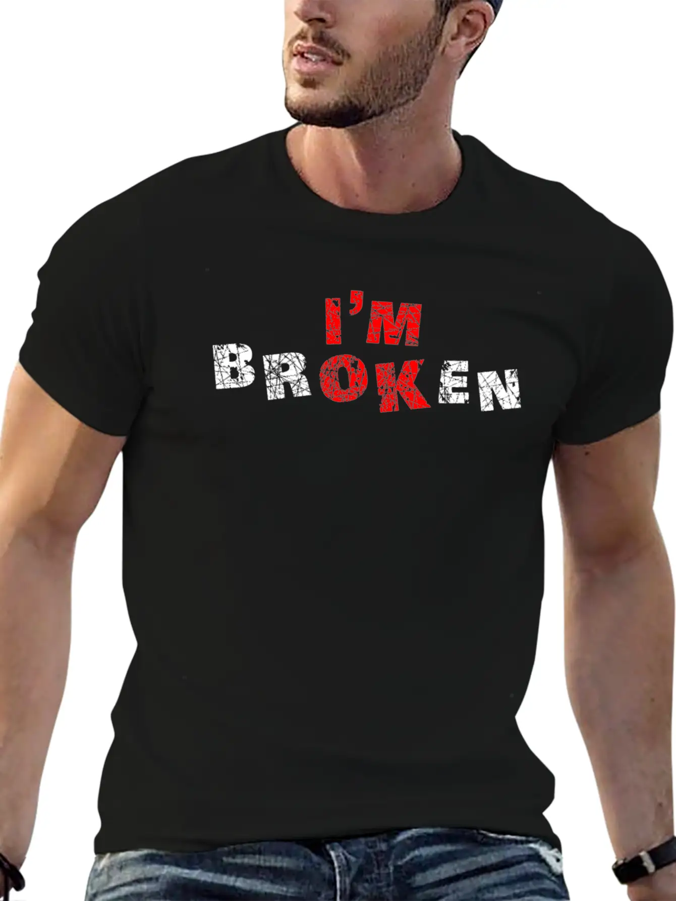 Mental Health Broken Awareness Mental Basic Graphic T-Shirt ¨C Daily Comfort In Soft Cotton