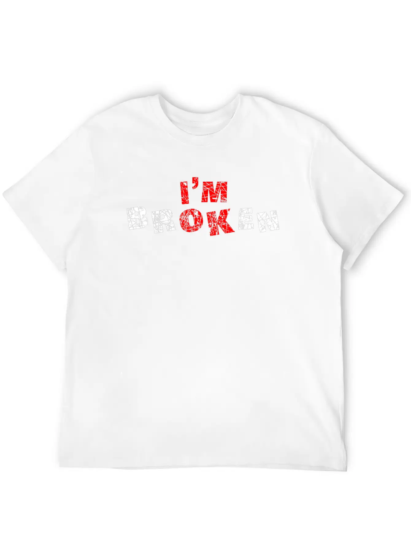 Mental Health Broken Awareness Mental Basic Graphic T-Shirt ¨C Daily Comfort In Soft Cotton