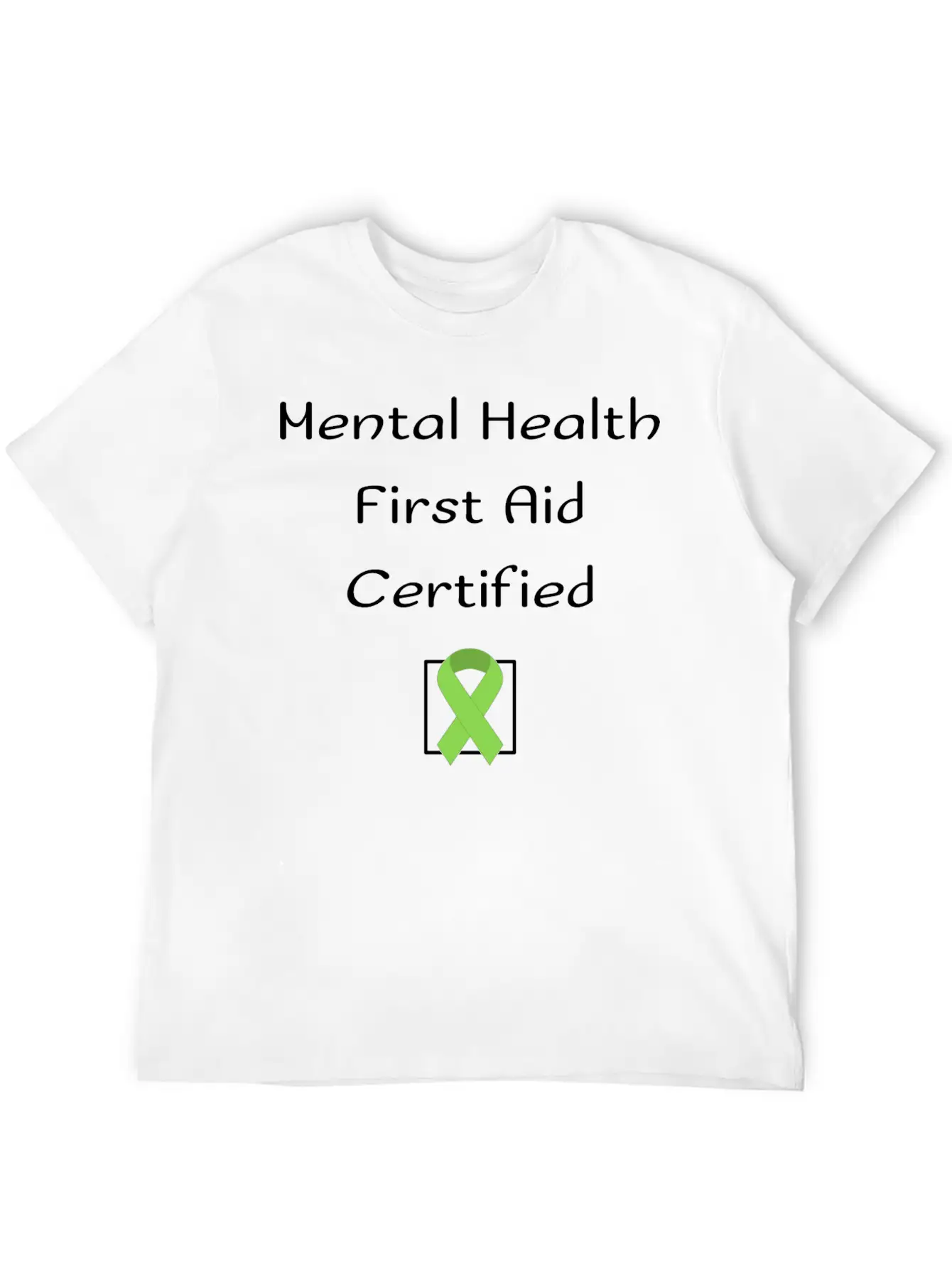 Mental Health First Aid Certified Basic Graphic T-Shirt ¨C Daily Comfort In Soft Cotton