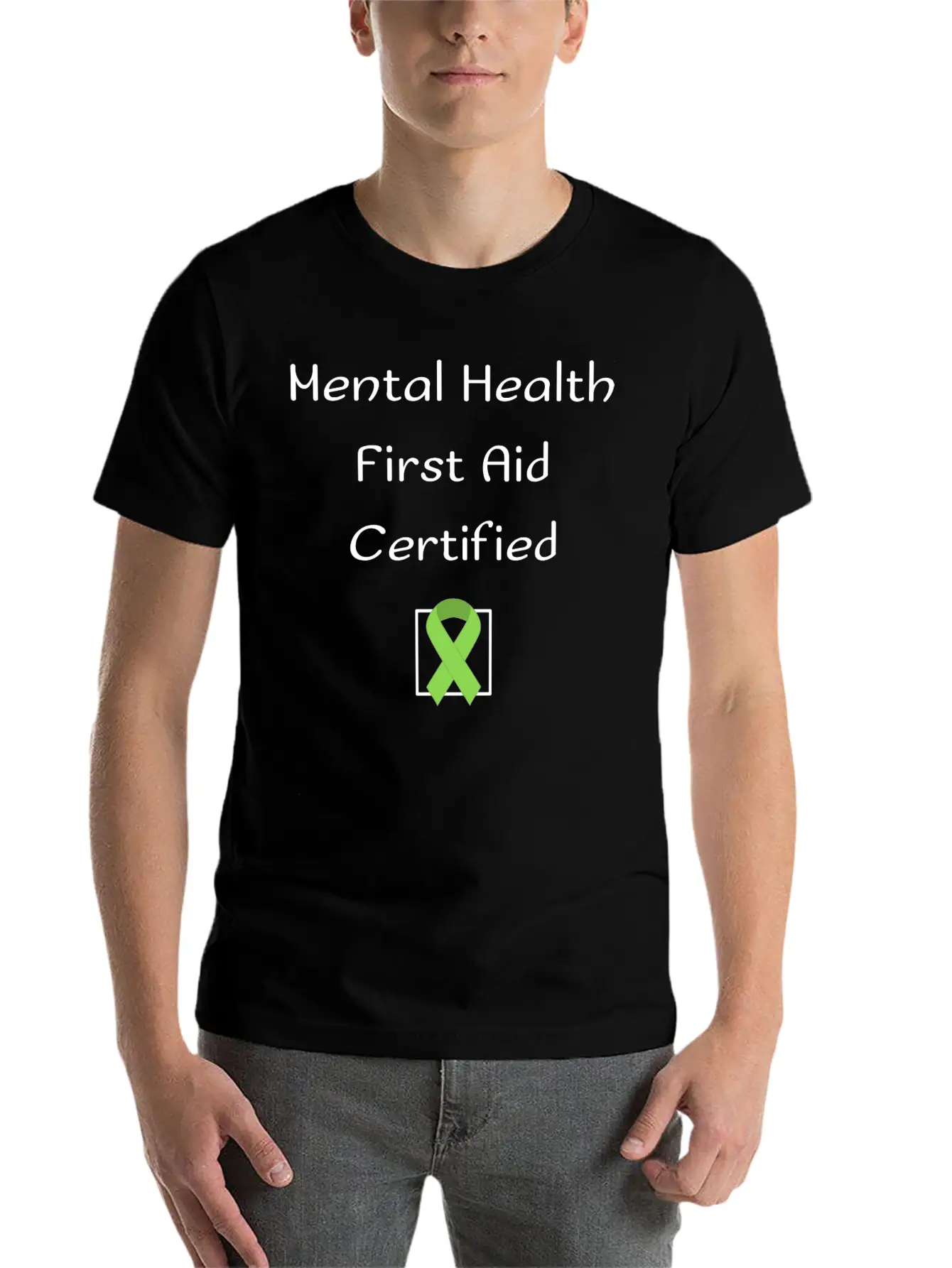Mental Health First Aid Certified Basic Graphic T-Shirt ¨C Daily Comfort In Soft Cotton