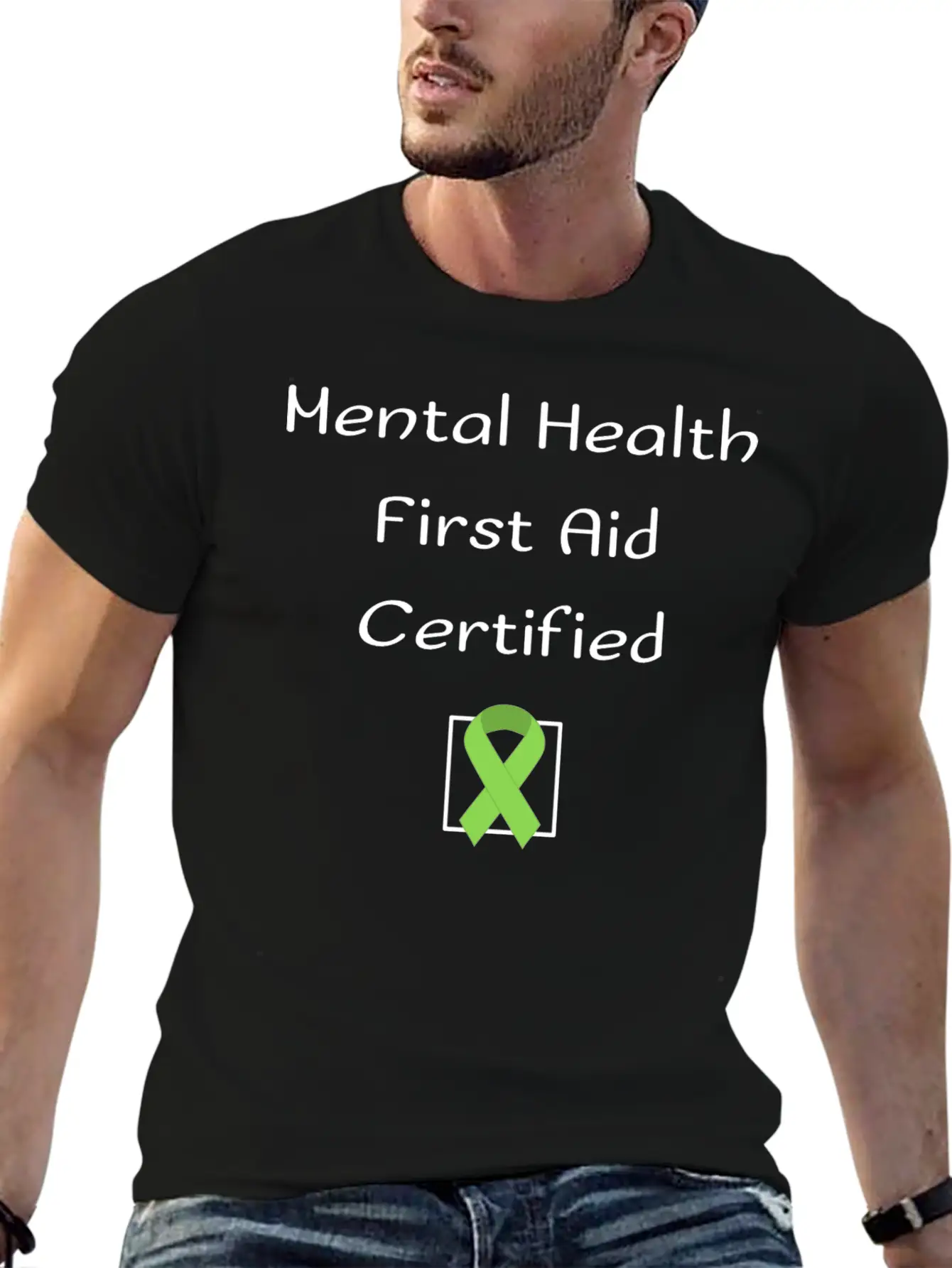 Mental Health First Aid Certified Basic Graphic T-Shirt ¨C Daily Comfort In Soft Cotton