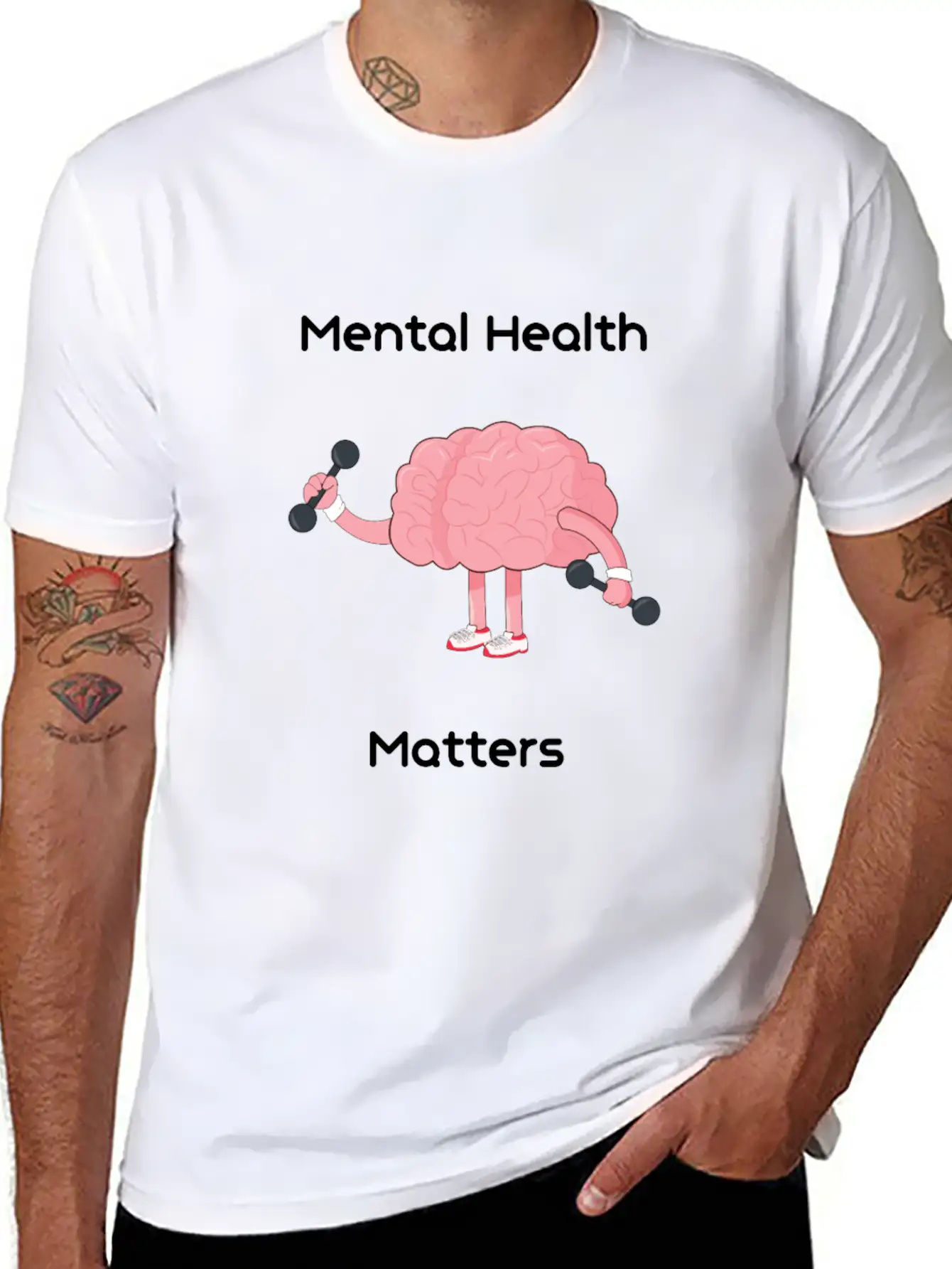 Mental Health Matters Basic Graphic T-Shirt ¨C Daily Comfort In Soft Cotton