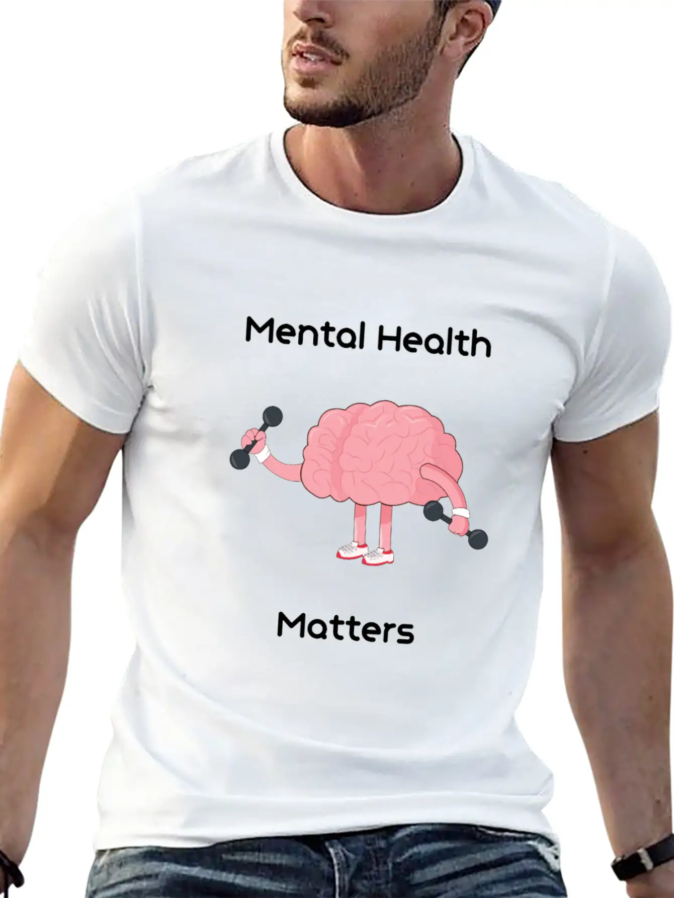 Mental Health Matters Basic Graphic T-Shirt ¨C Daily Comfort In Soft Cotton