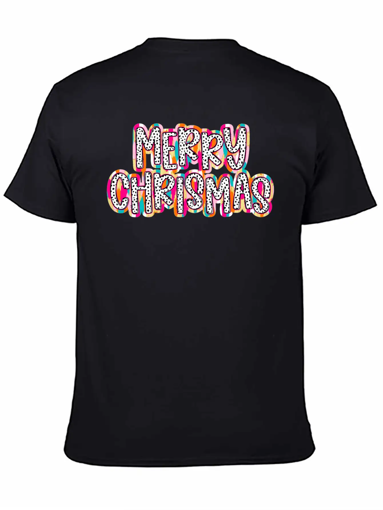 Merry Christmas Brushstroke Soft Cotton Short Sleeve Tee ¨C Unisex Wardrobe Staple