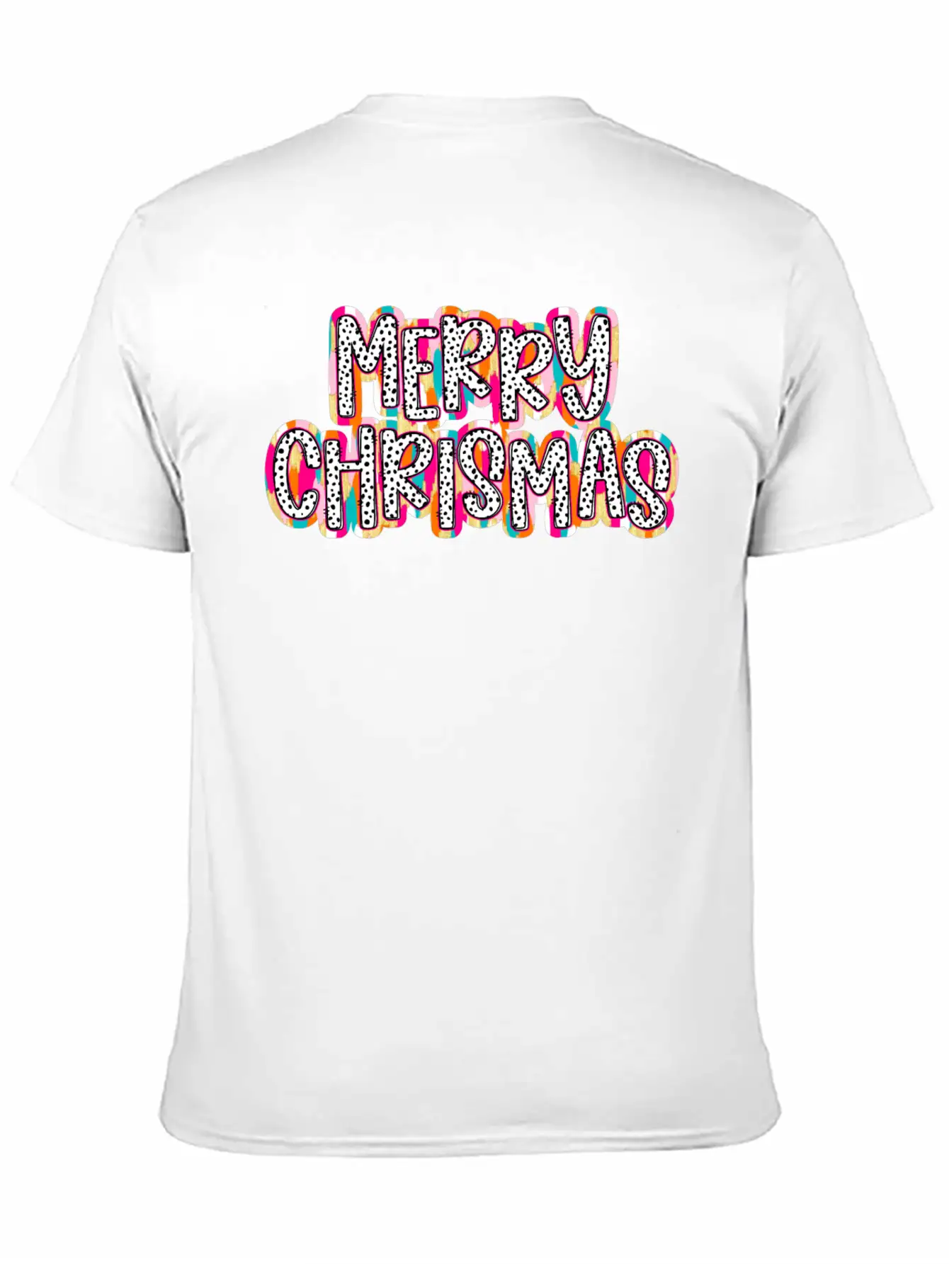 Merry Christmas Brushstroke Soft Cotton Short Sleeve Tee ¨C Unisex Wardrobe Staple
