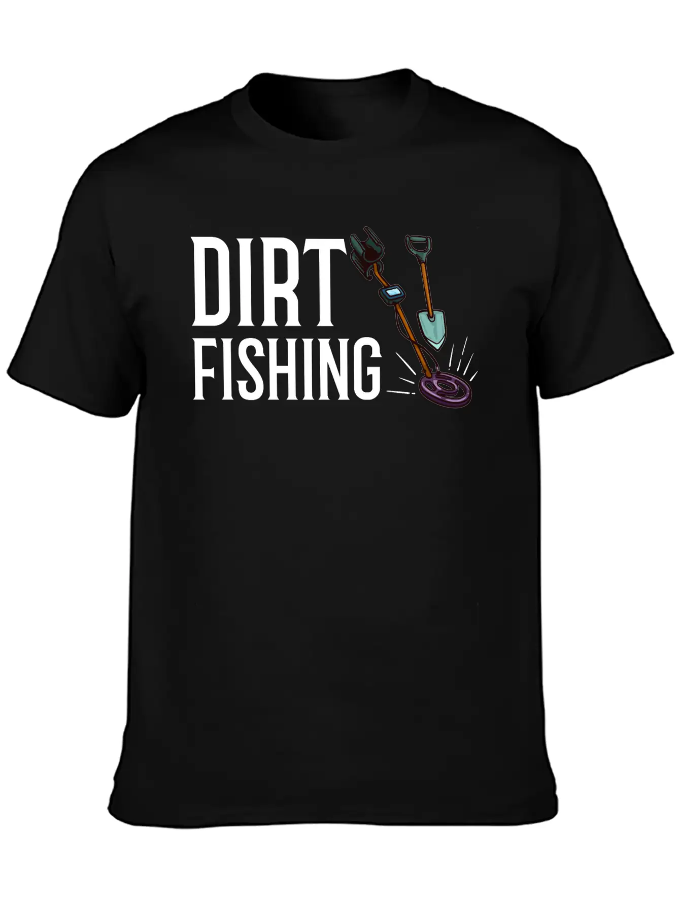Metal Detector Underwater Metal Detecting Beginner Essential Cotton Tee For Daily Outfits ¨C Unisex Style