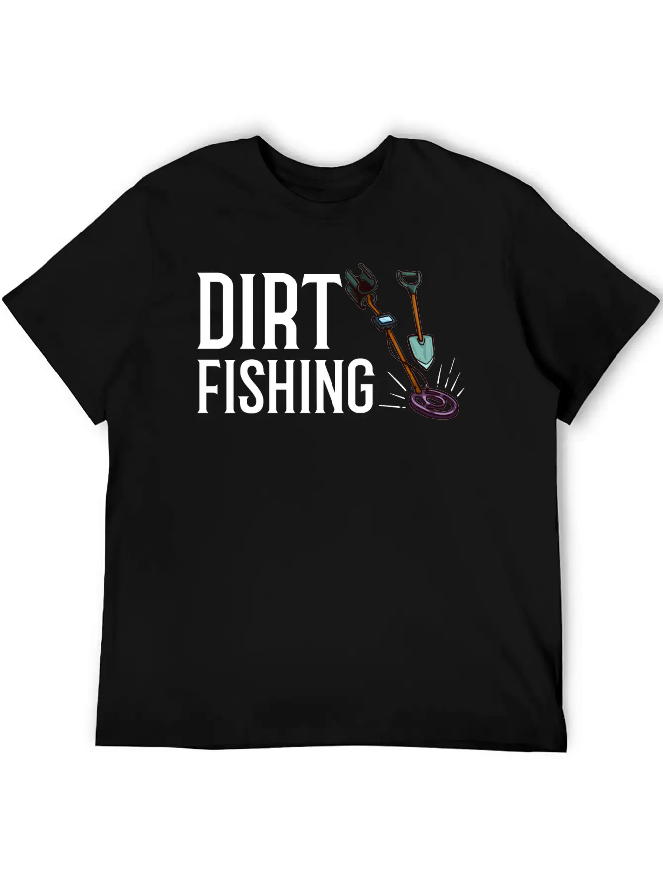 Metal Detector Underwater Metal Detecting Beginner Essential Cotton Tee For Daily Outfits ¨C Unisex Style