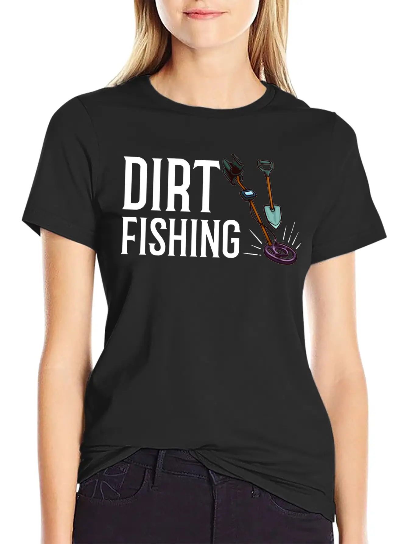Metal Detector Underwater Metal Detecting Beginner Essential Cotton Tee For Daily Outfits ¨C Unisex Style