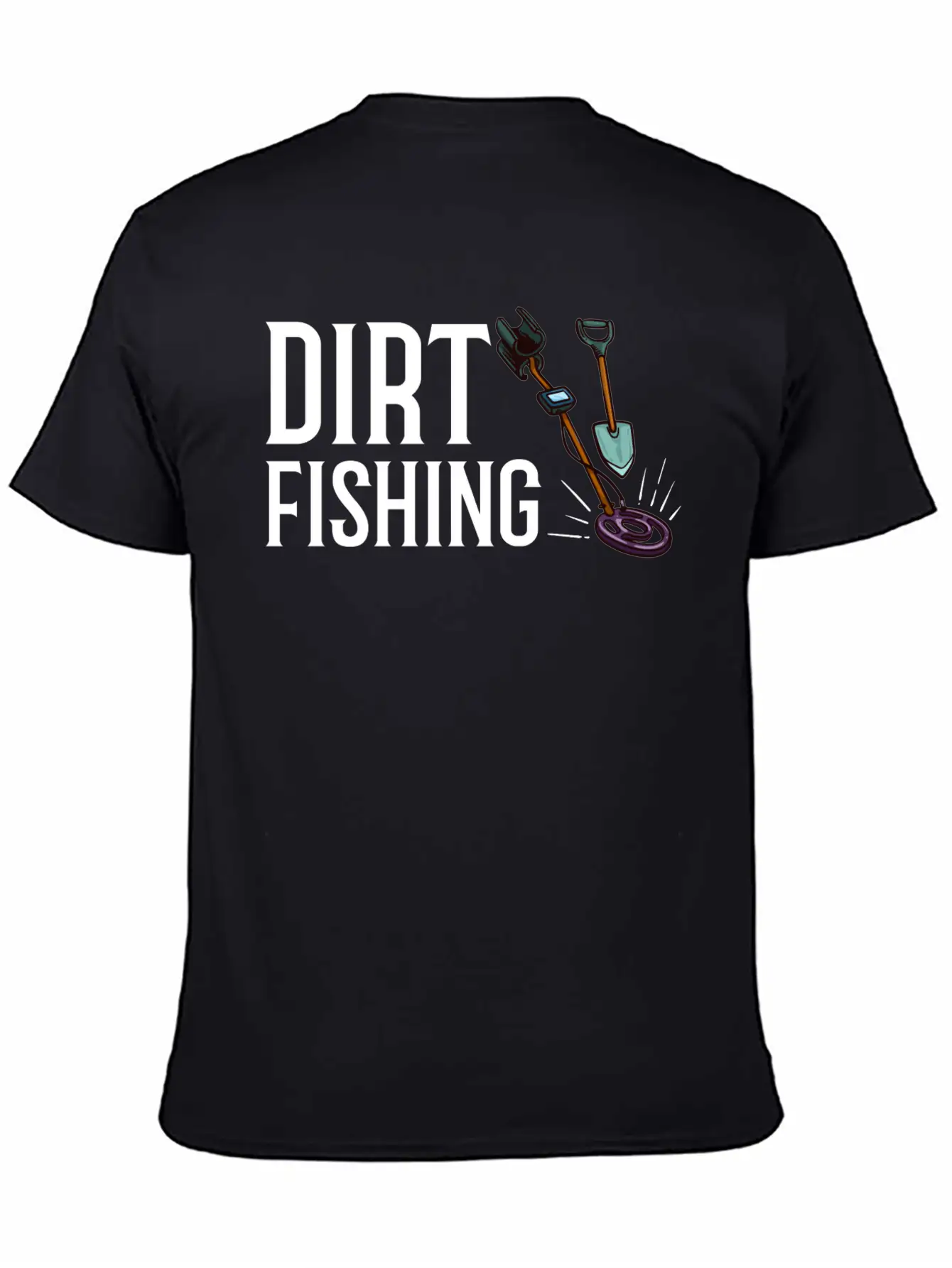 Metal Detector Underwater Metal Detecting Beginner Essential Cotton Tee For Daily Outfits ¨C Unisex Style