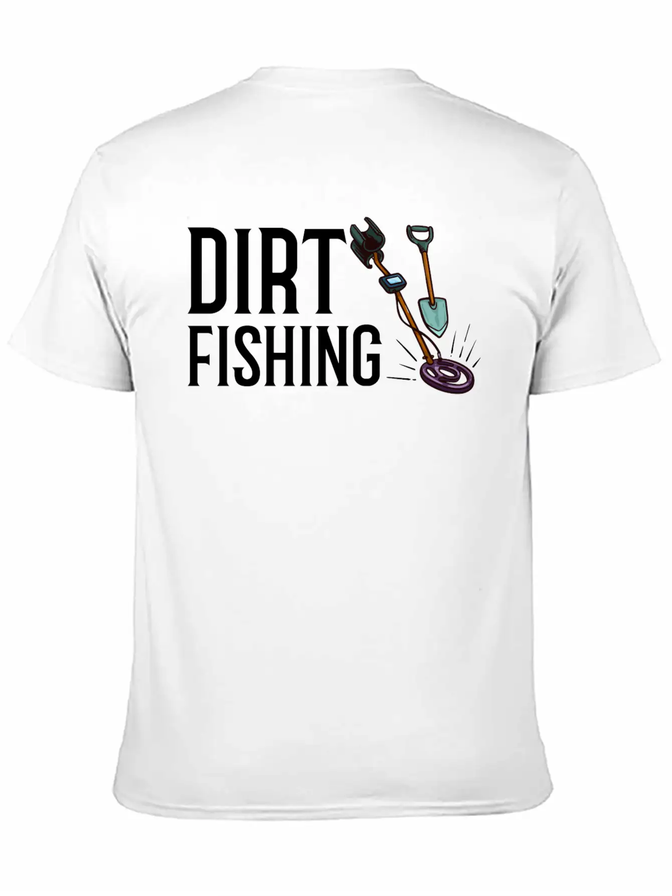 Metal Detector Underwater Metal Detecting Beginner Essential Cotton Tee For Daily Outfits ¨C Unisex Style