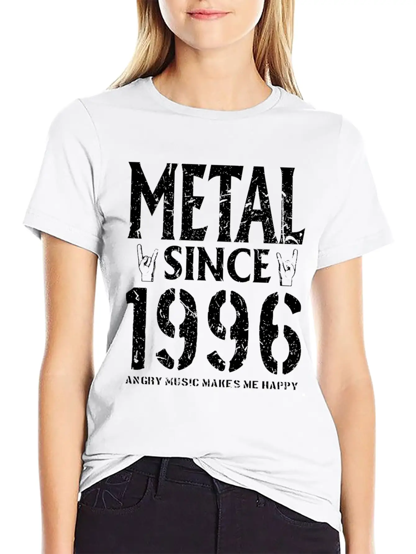Metal Gift Birthday Vintage 1996 Soft Cotton Short Sleeve Tee ¨C Unisex Wardrobe Staple