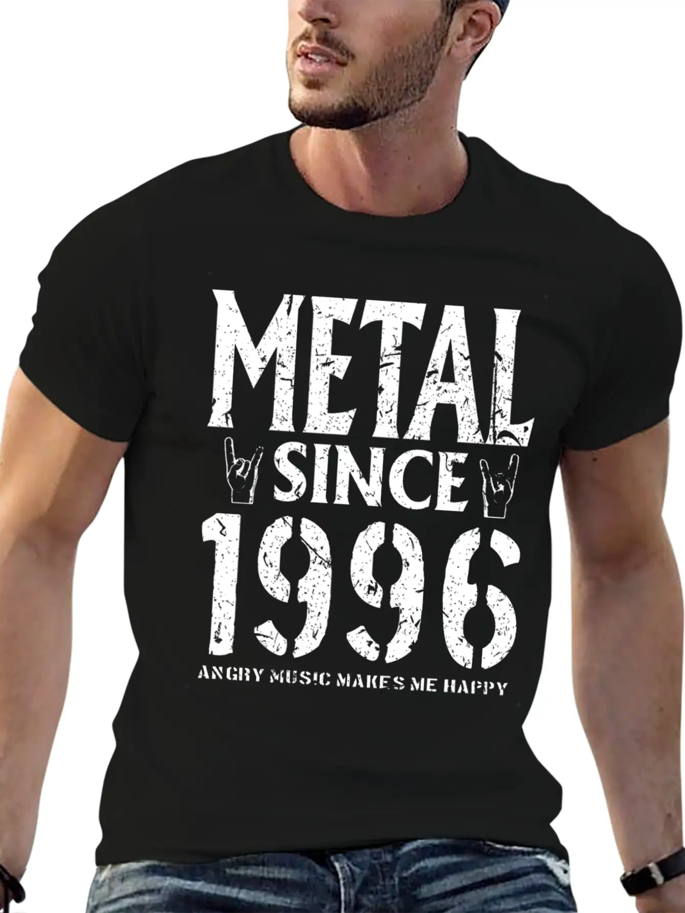 Metal Gift Birthday Vintage 1996 Soft Cotton Short Sleeve Tee ¨C Unisex Wardrobe Staple