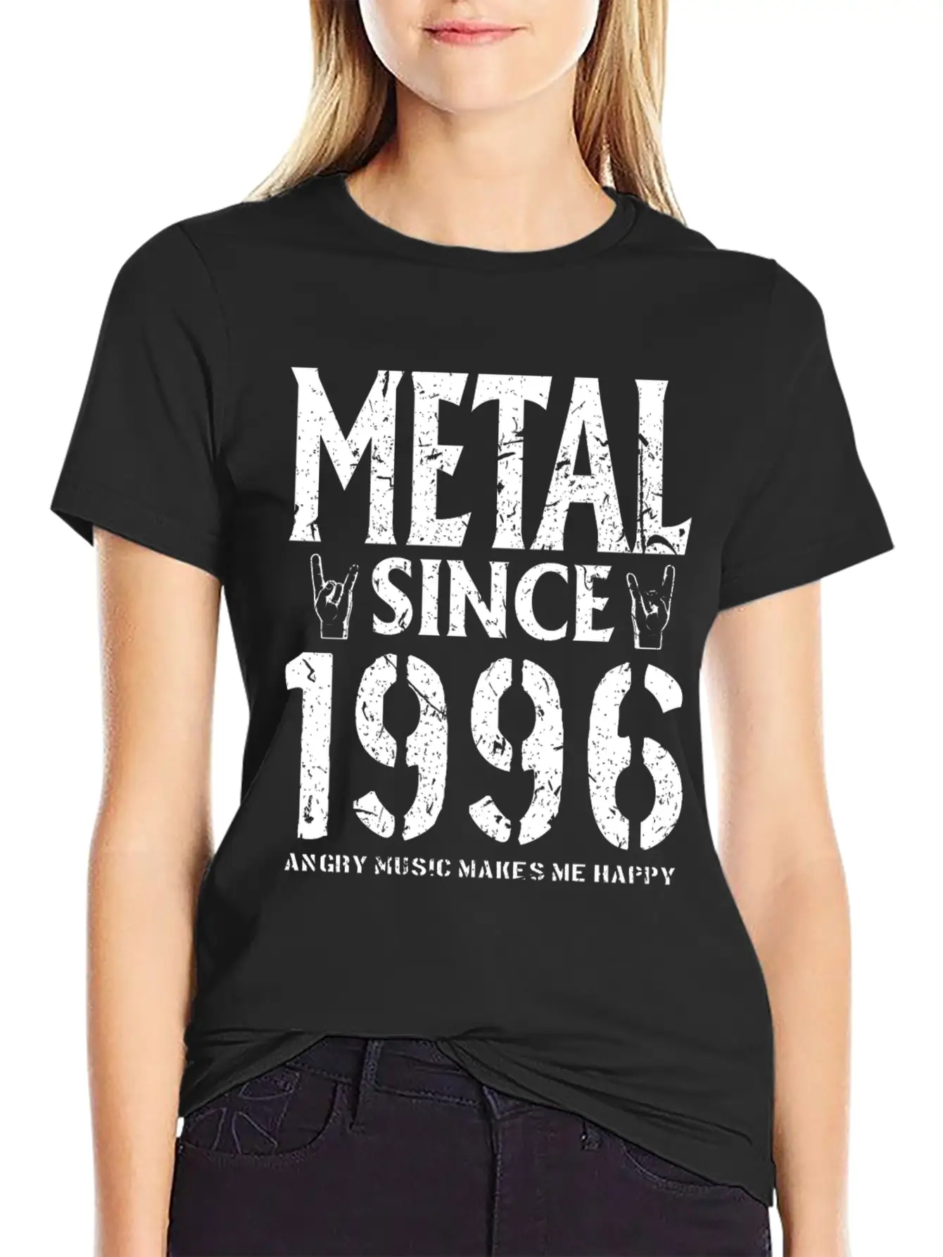 Metal Gift Birthday Vintage 1996 Soft Cotton Short Sleeve Tee ¨C Unisex Wardrobe Staple