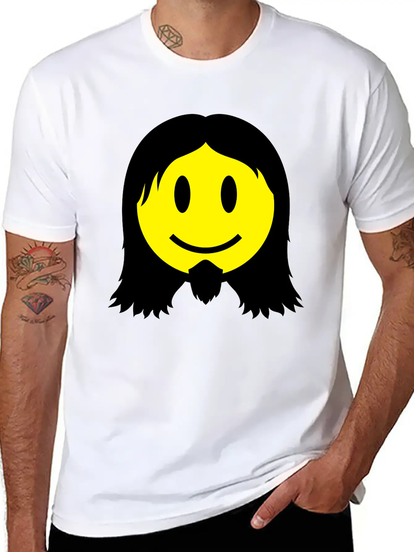 Metal Smiley Icon 2c Soft Cotton Short Sleeve Tee ¨C Unisex Wardrobe Staple