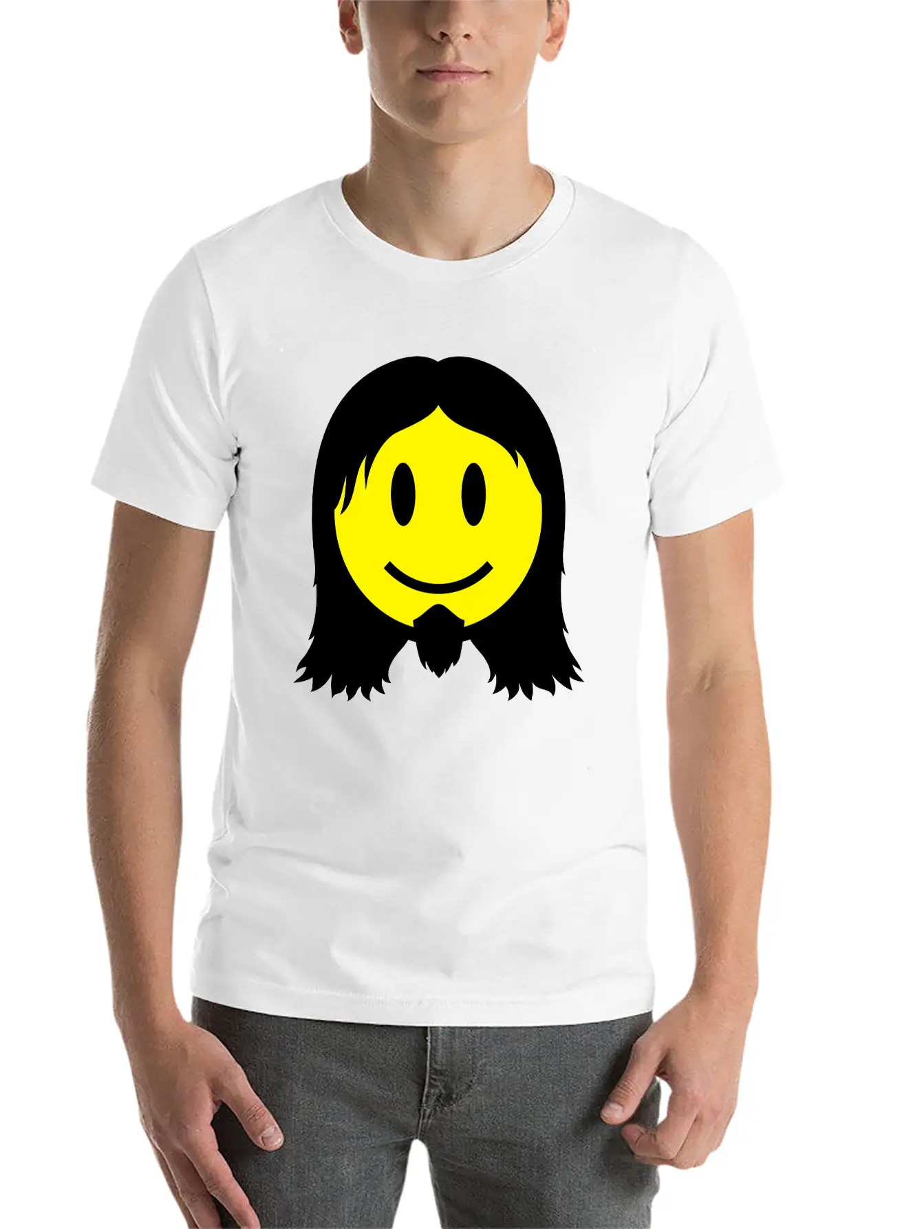 Metal Smiley Icon 2c Soft Cotton Short Sleeve Tee ¨C Unisex Wardrobe Staple