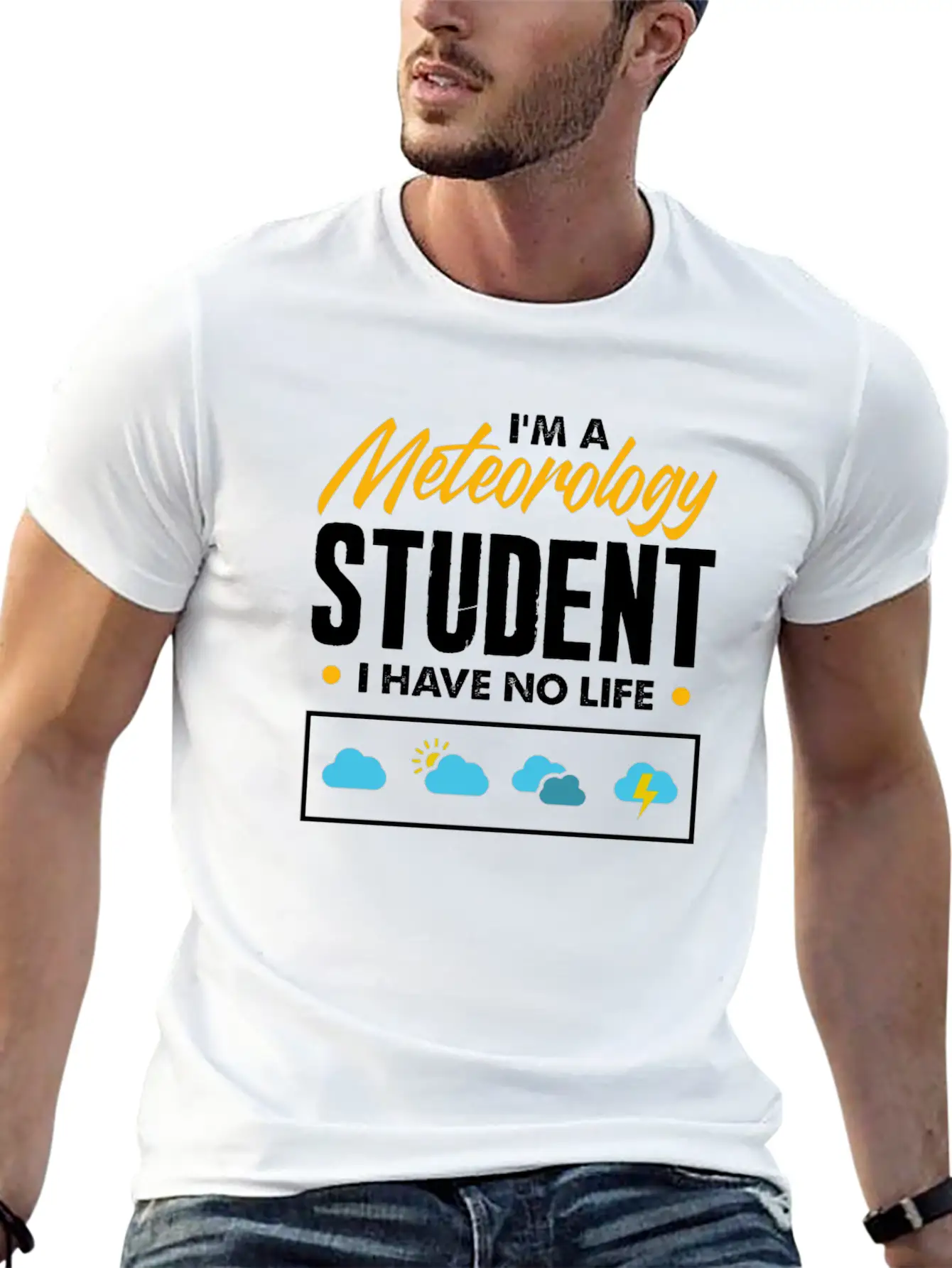 Meteorology Meteorologist Weathermen Gift Essential Cotton Tee For Daily Outfits ¨C Unisex Style