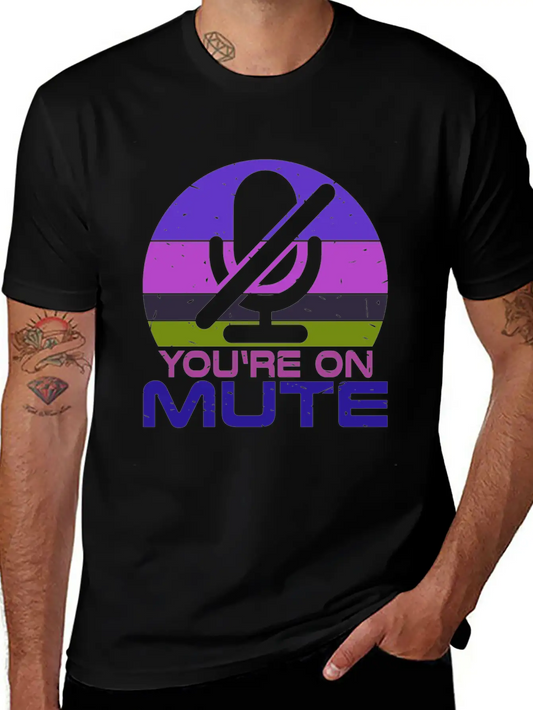 Microphone Muted You Are Muted On Mute Essential Cotton Tee For Daily Outfits ¨C Unisex Style