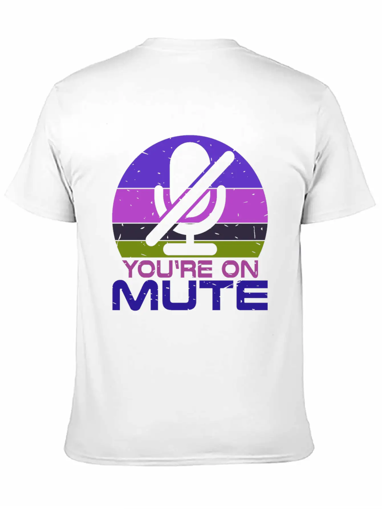 Microphone Muted You Are Muted On Mute Essential Cotton Tee For Daily Outfits ¨C Unisex Style