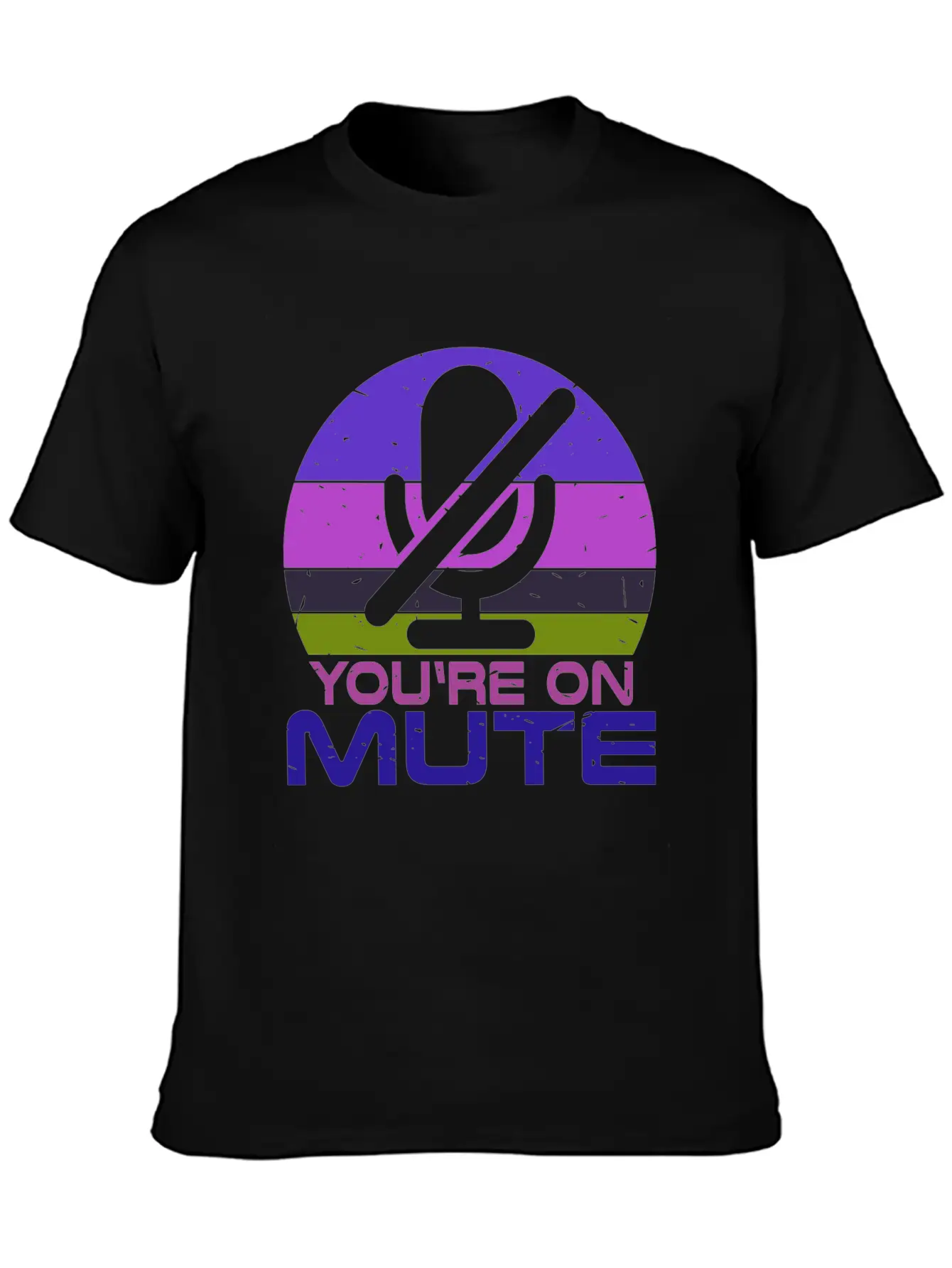 Microphone Muted You Are Muted On Mute Essential Cotton Tee For Daily Outfits ¨C Unisex Style