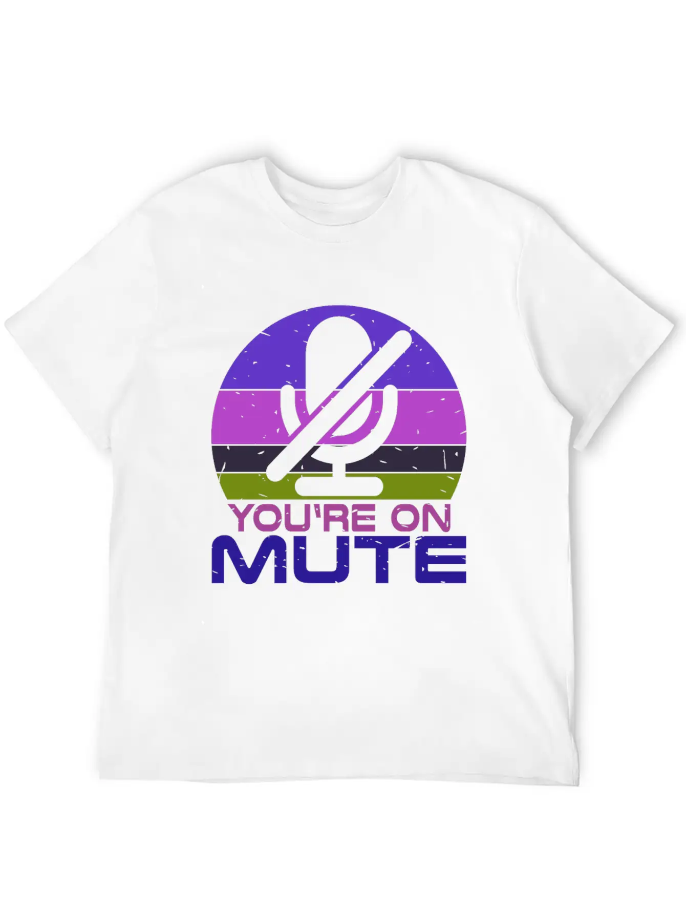 Microphone Muted You Are Muted On Mute Essential Cotton Tee For Daily Outfits ¨C Unisex Style