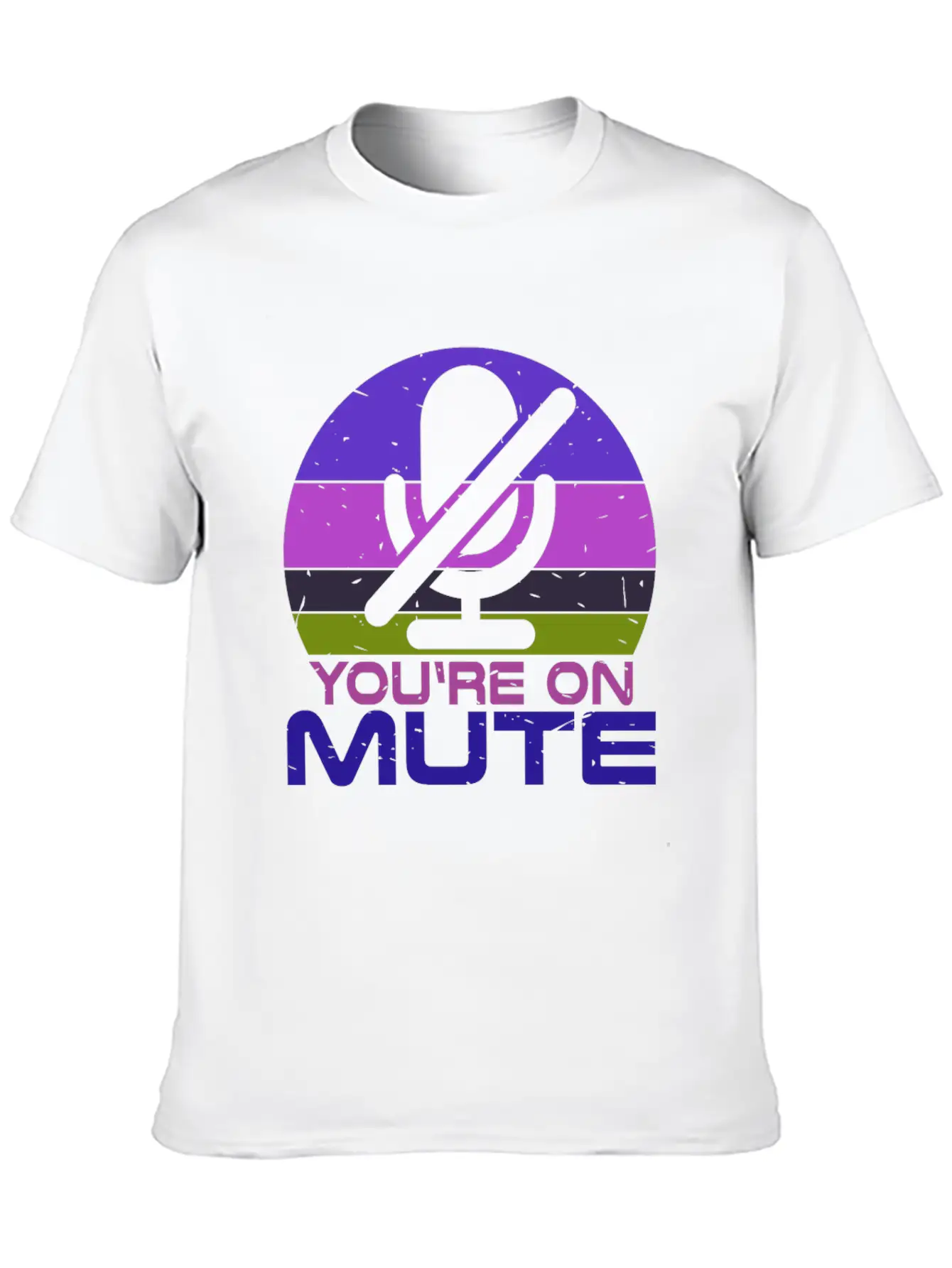 Microphone Muted You Are Muted On Mute Essential Cotton Tee For Daily Outfits ¨C Unisex Style