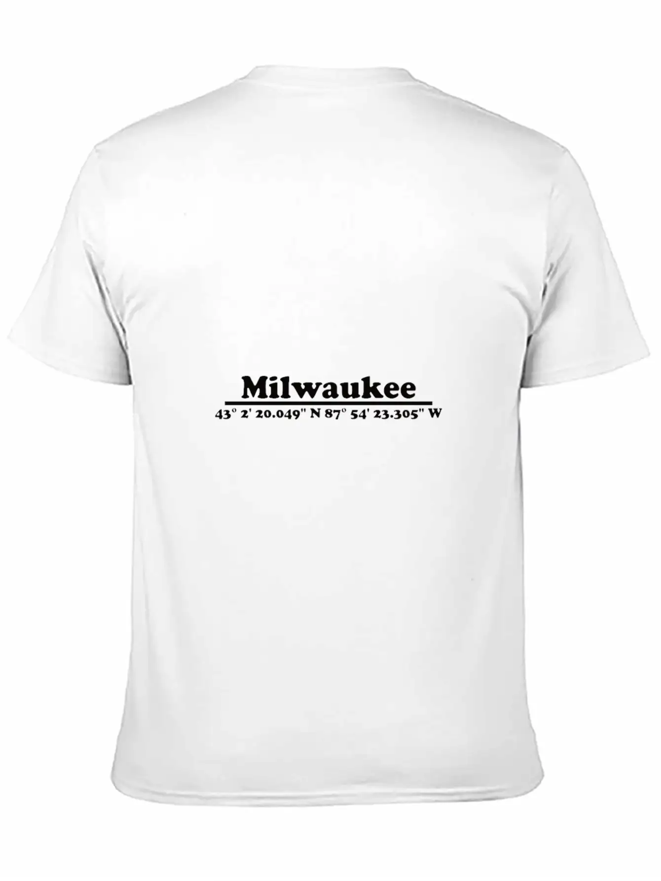 Milwaukee Coordinates Soft Cotton Short Sleeve Tee ¨C Unisex Wardrobe Staple