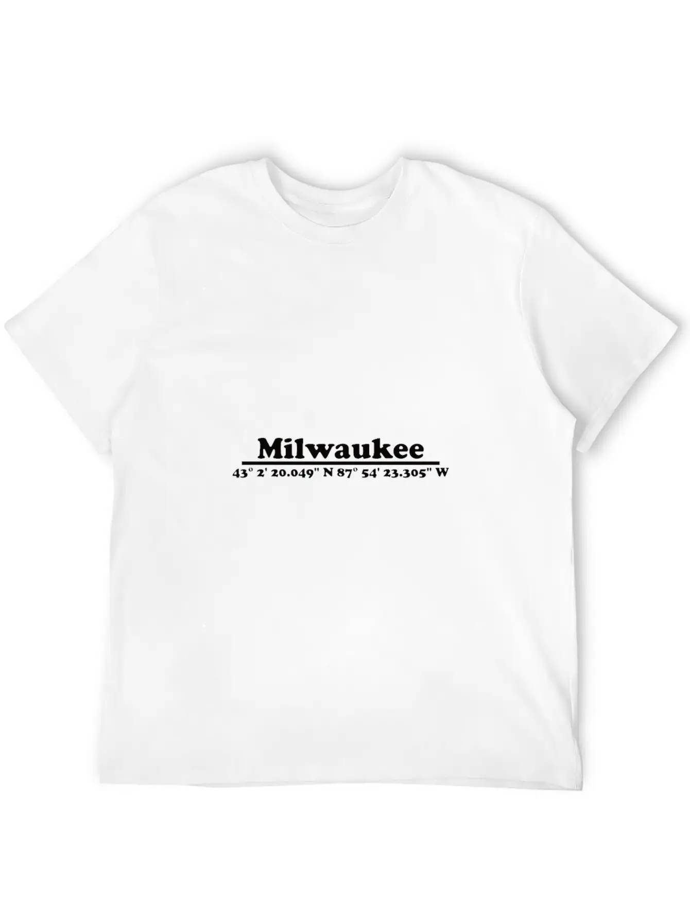 Milwaukee Coordinates Soft Cotton Short Sleeve Tee ¨C Unisex Wardrobe Staple