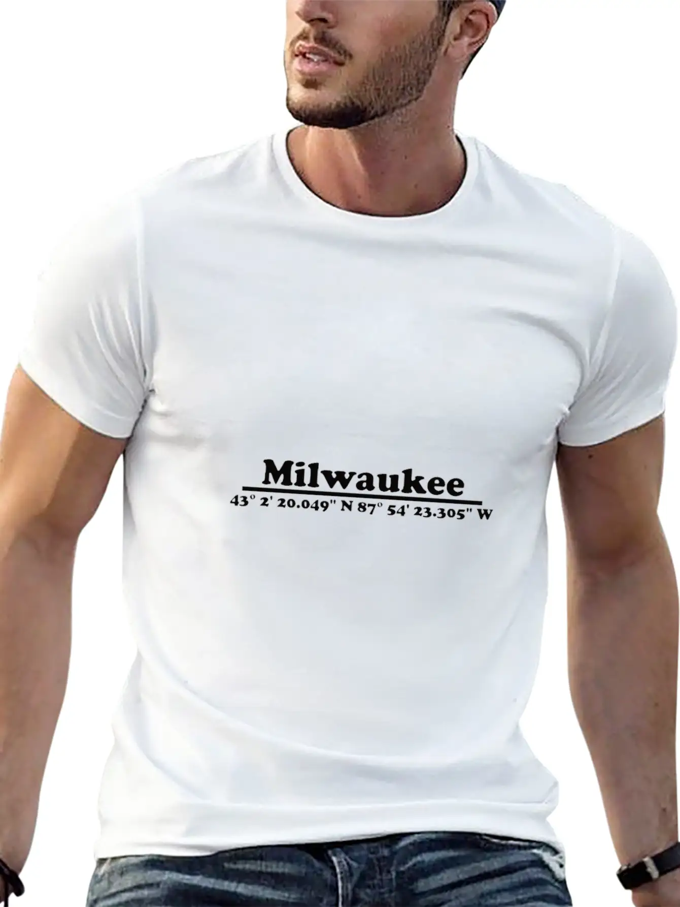 Milwaukee Coordinates Soft Cotton Short Sleeve Tee ¨C Unisex Wardrobe Staple
