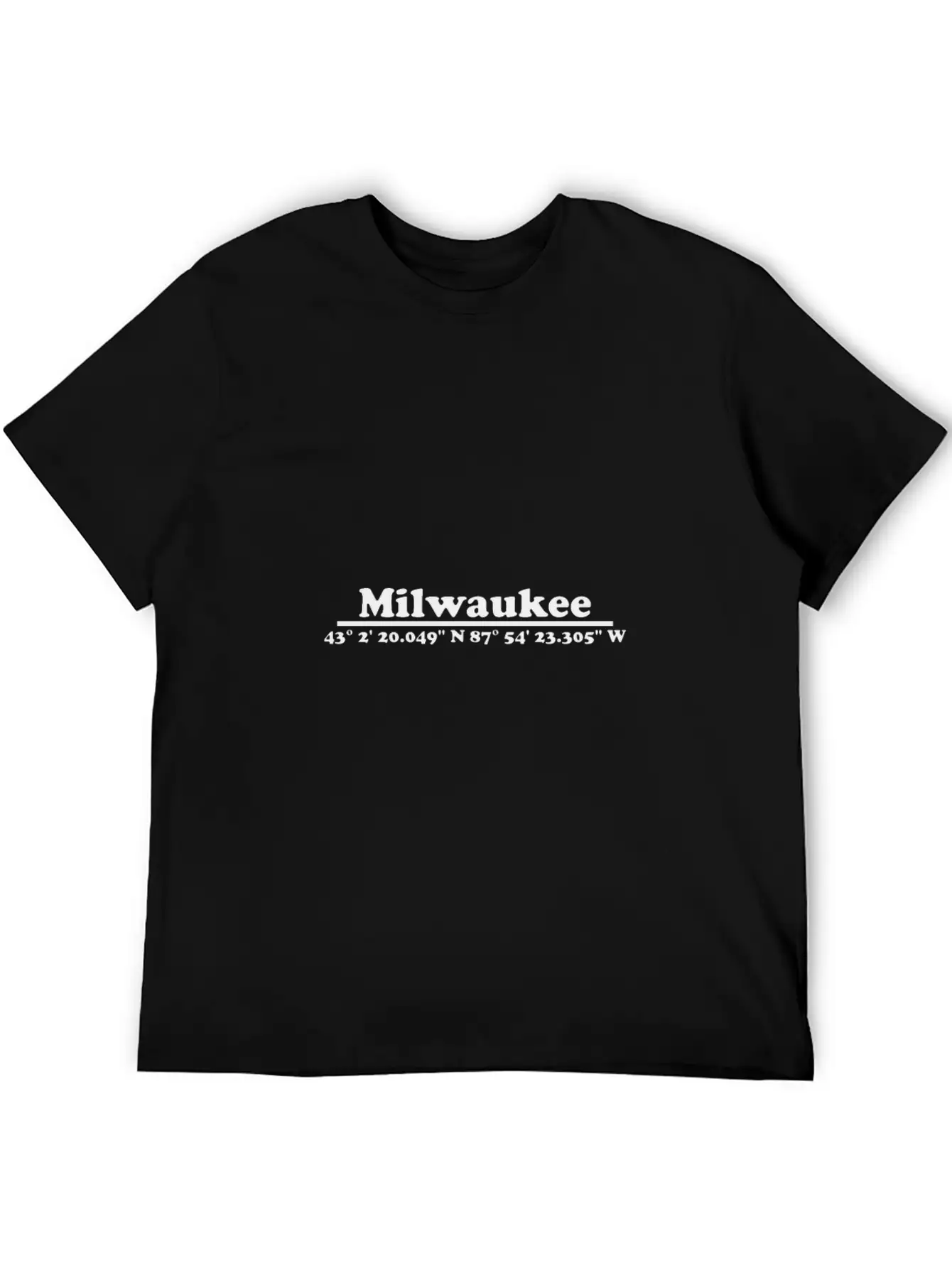 Milwaukee Coordinates Soft Cotton Short Sleeve Tee ¨C Unisex Wardrobe Staple