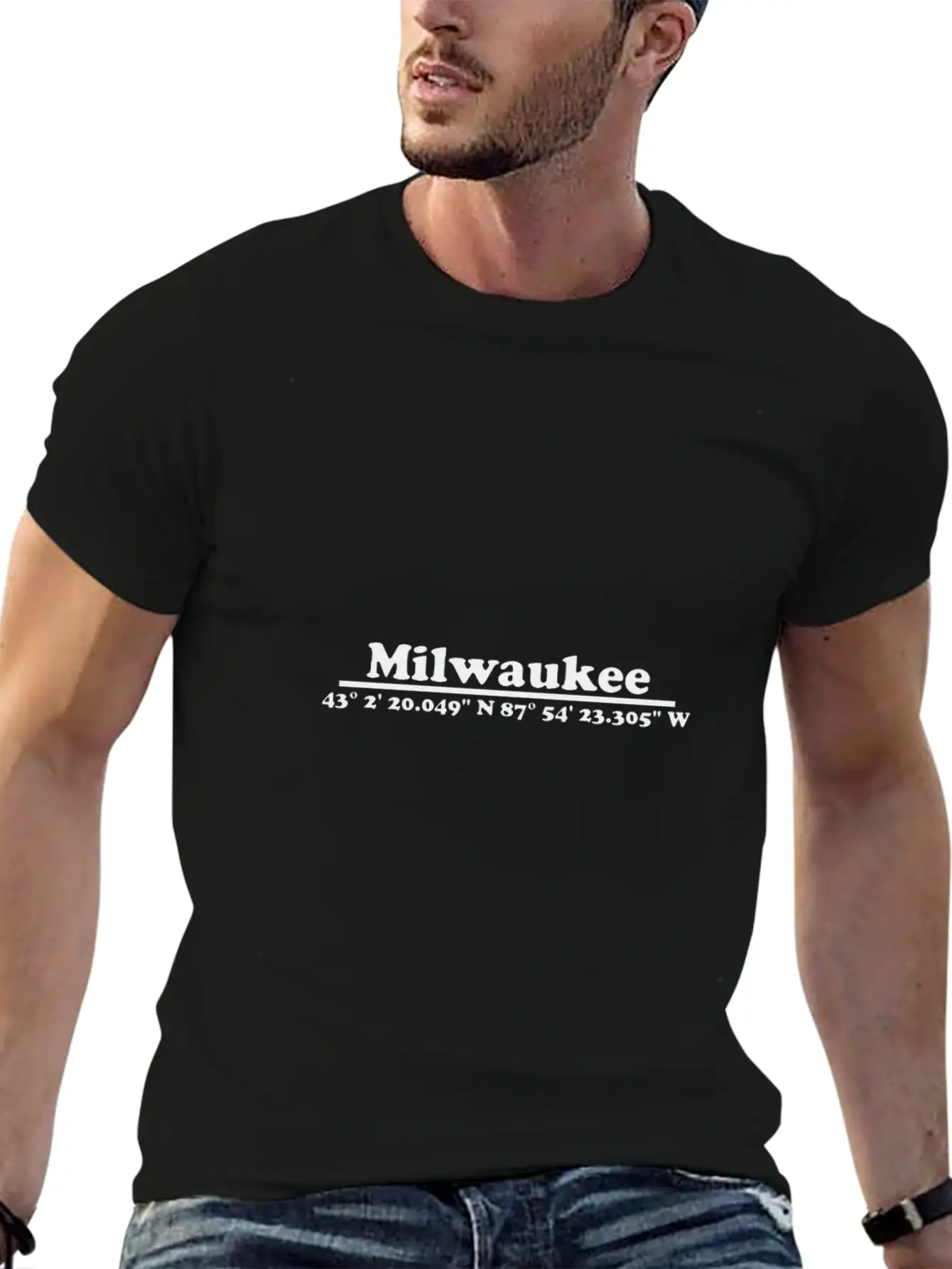 Milwaukee Coordinates Soft Cotton Short Sleeve Tee ¨C Unisex Wardrobe Staple