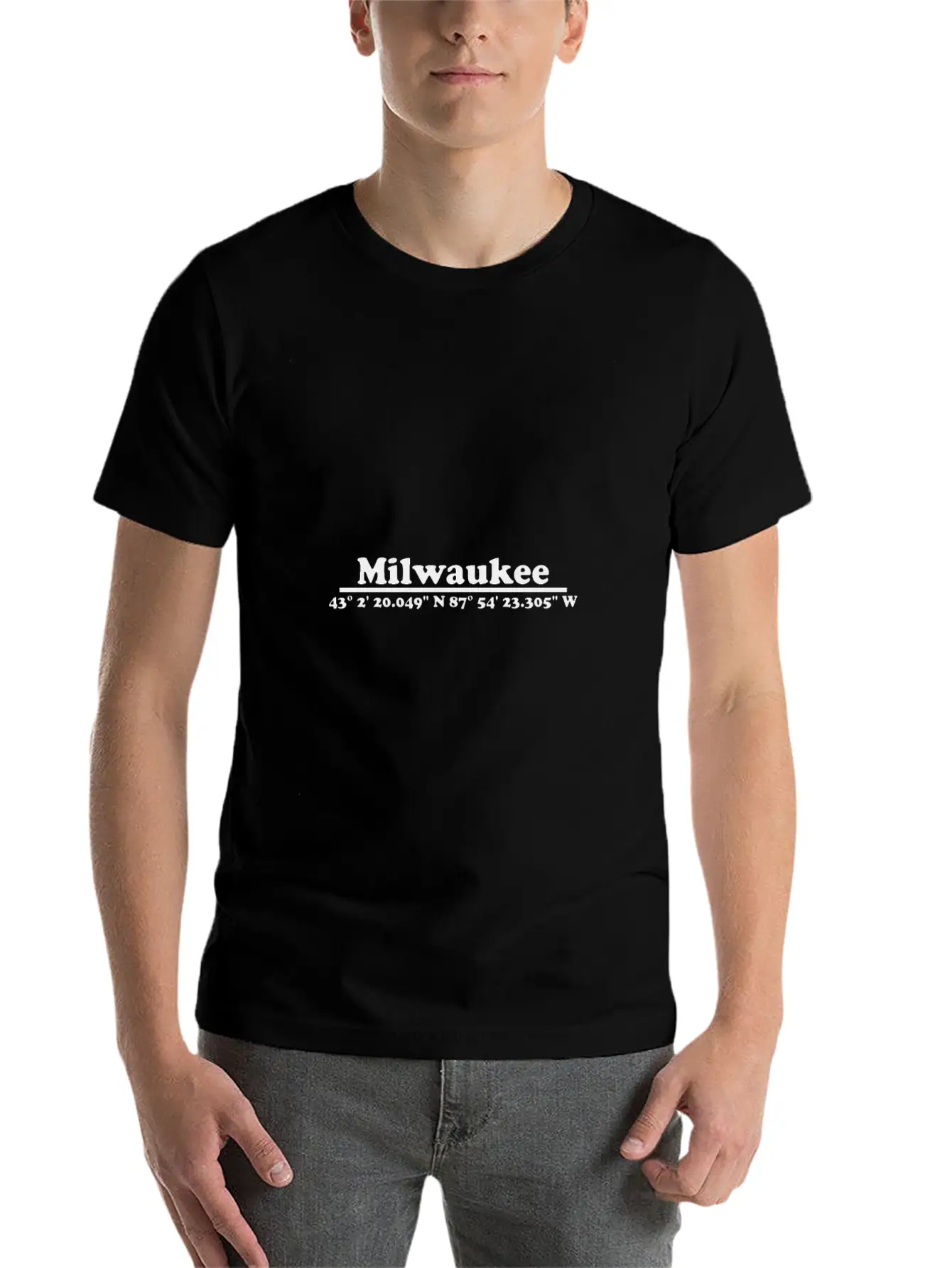 Milwaukee Coordinates Soft Cotton Short Sleeve Tee ¨C Unisex Wardrobe Staple