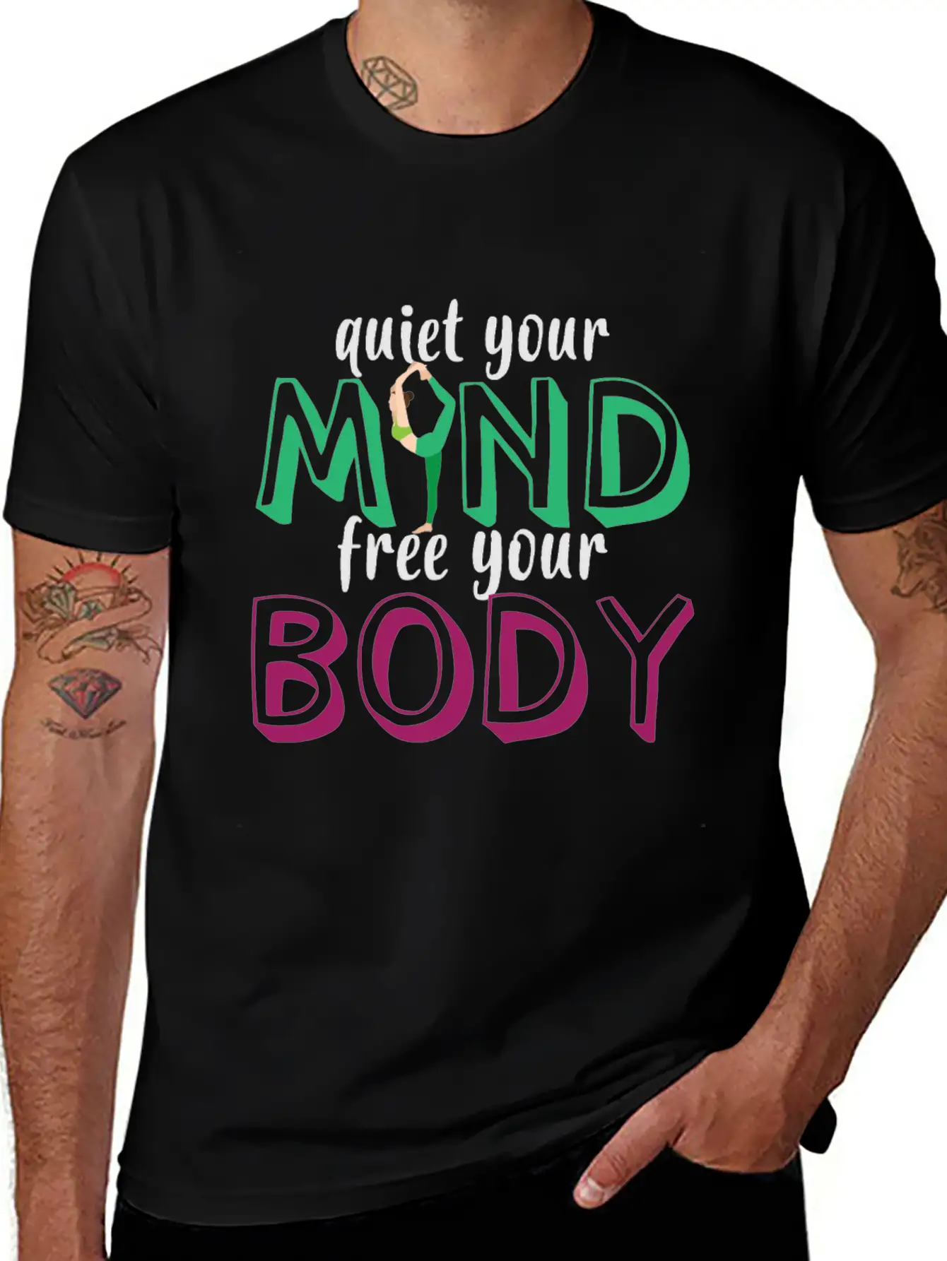 Mind And Body Basic Graphic T-Shirt ¨C Daily Comfort In Soft Cotton