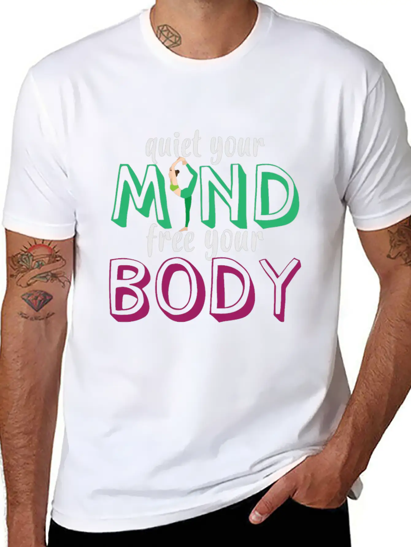 Mind And Body Basic Graphic T-Shirt ¨C Daily Comfort In Soft Cotton